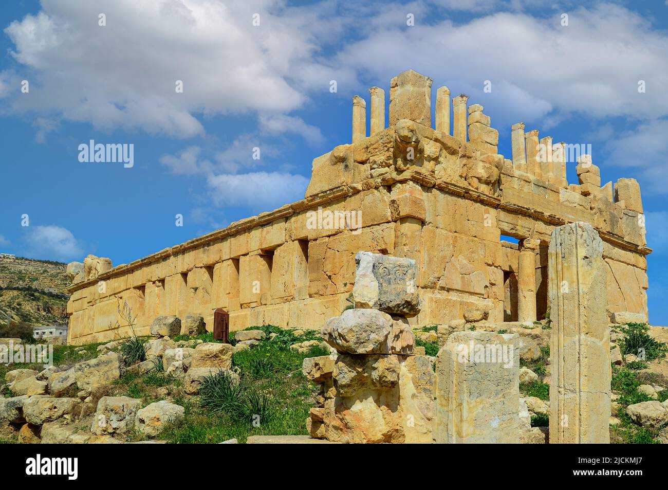 Der Qasr al-Abd im Irak al-Amir war der Traum von Hyrcanus, einem skrupellos ehrgeizigen Mitglied der einflussreichen Tobiad-Familie im Jordanien Stockfoto