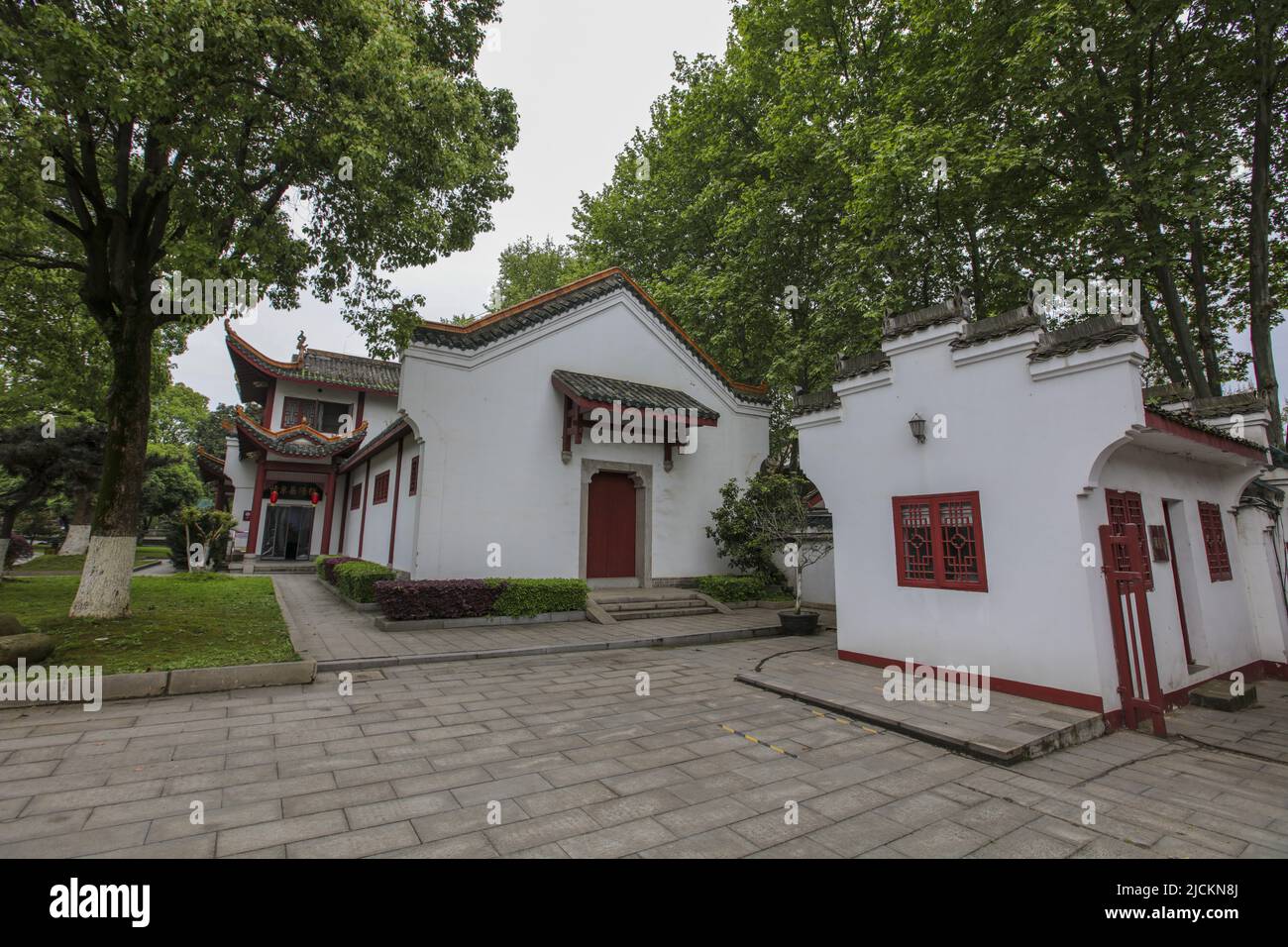 Hunan Yueyang Tower, architektonische Relikte, historischer und kultureller Turm, Landschaft des Dongting-Sees am Jangtse-Fluss Stockfoto