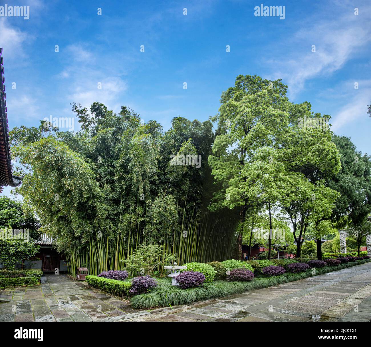 Yingtan Stadt, Provinz jiangxi, der Drachenstadt Erbe des Reiches Qing han tianshi daoyuan Tempelgarten Stockfoto