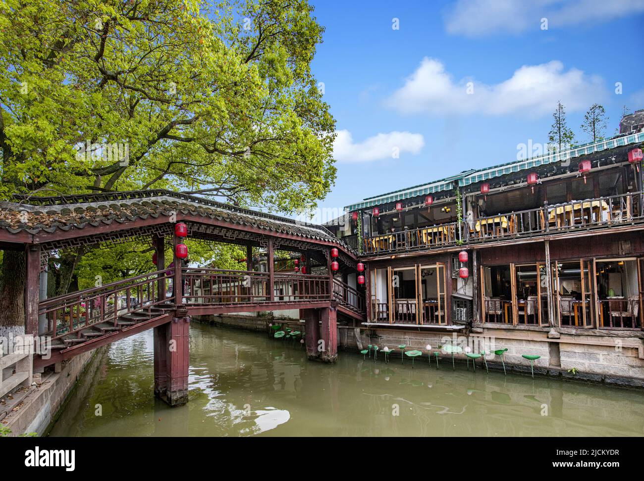 Shanghai qingpu zhujiajiao uraltes Stadtwasser Stockfoto