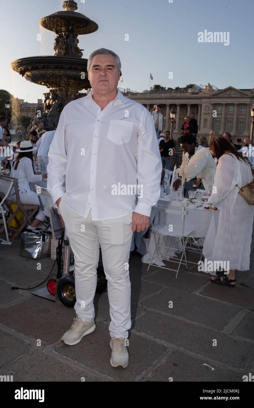 Dîner en Blanc 2022 à Paris Frankreich Stockfoto