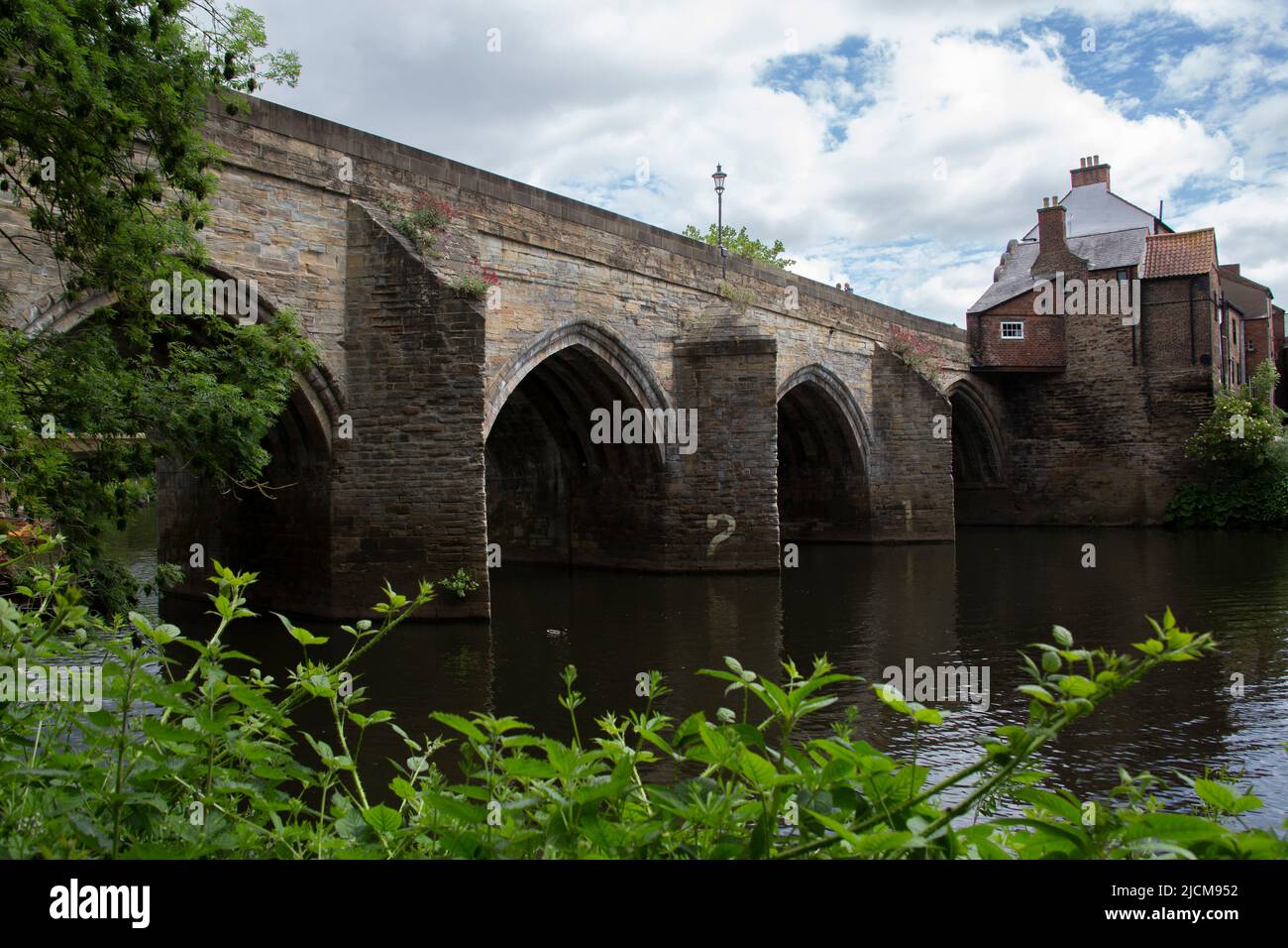 Old Elvet Bridge, Durham, England Stockfoto