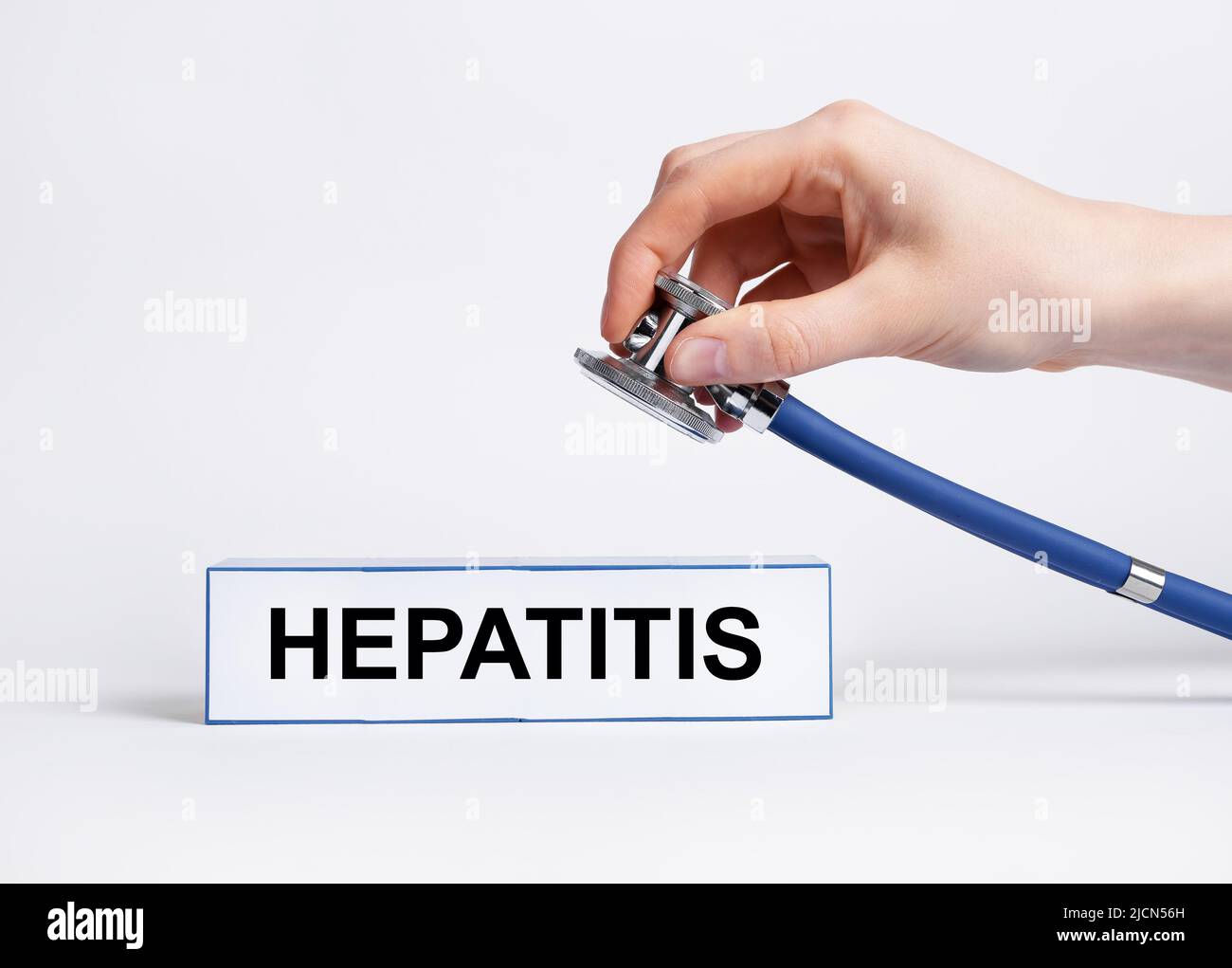 Hepatitis Wort, Lebererkrankung Konzept. Hochwertige Fotos Stockfoto