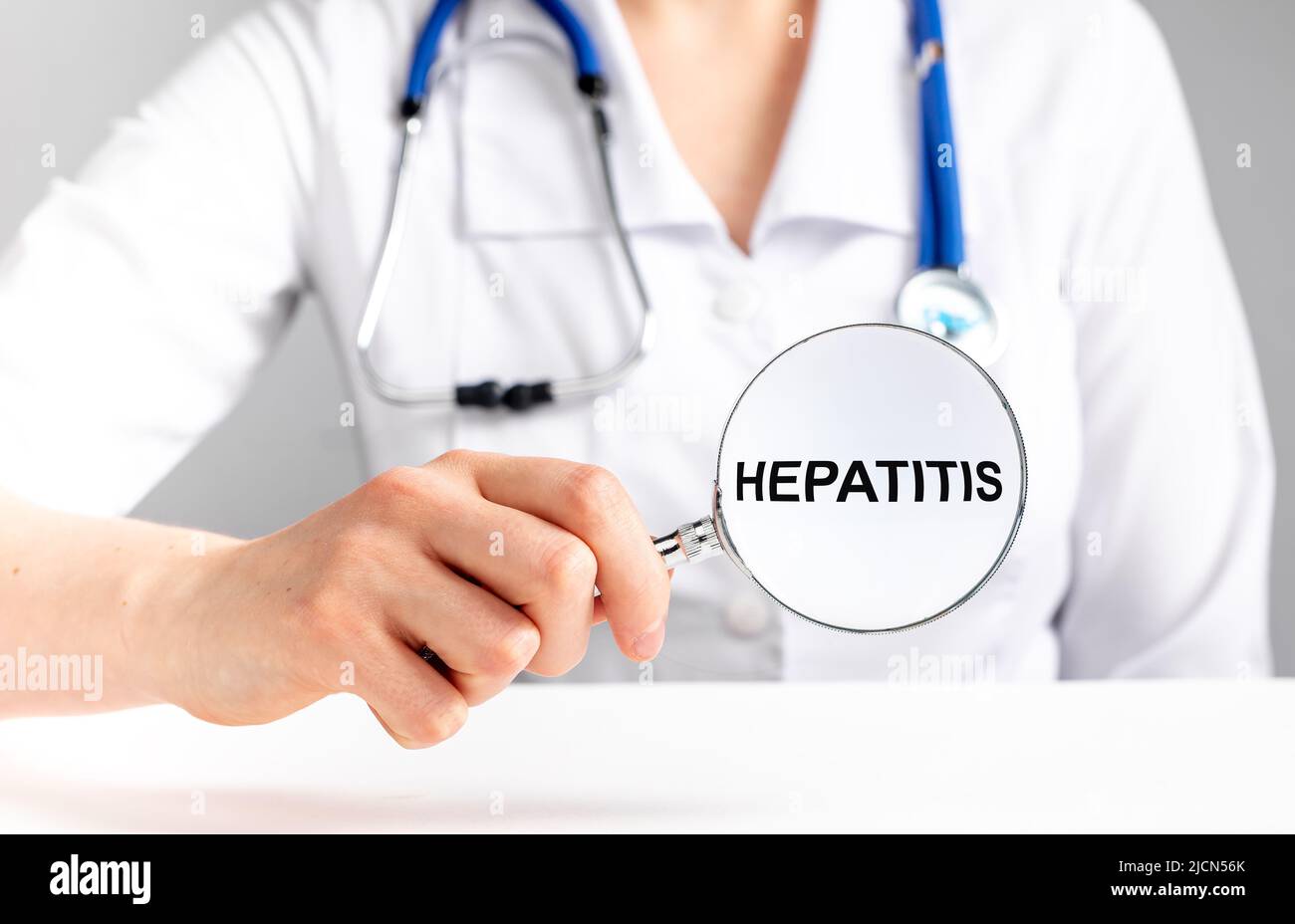 Hepatitis Wort, Lebererkrankung Konzept. Hochwertige Fotos Stockfoto
