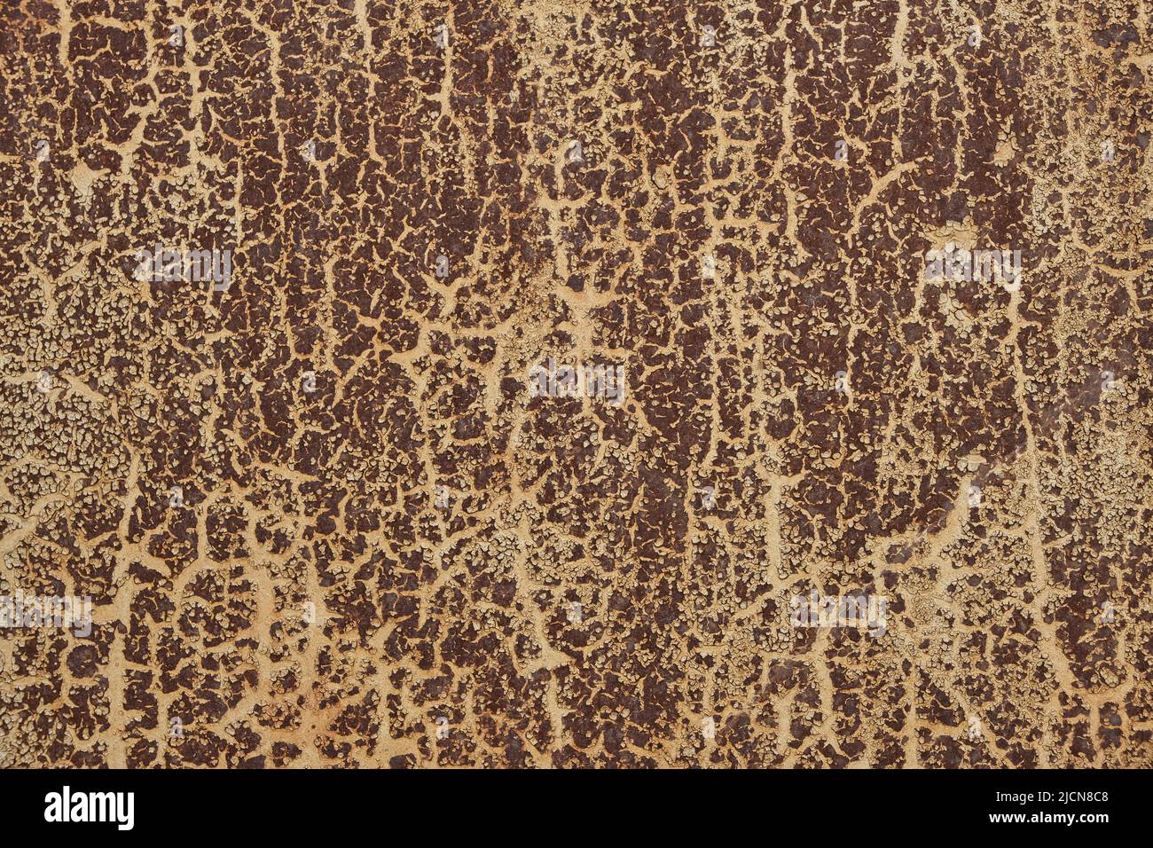 Abstrakter Hintergrund aus altem rostigen Metall Stockfoto