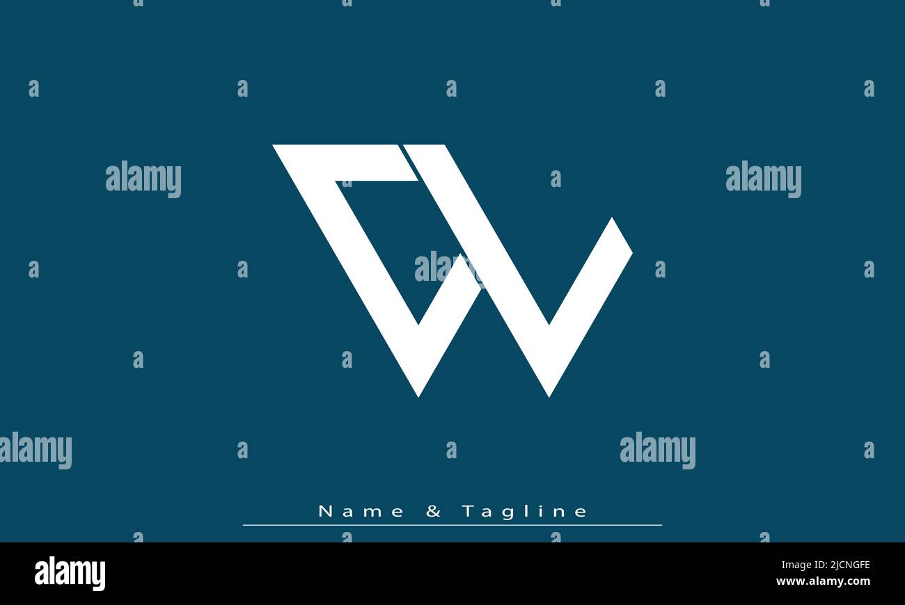 Alphabet Buchstaben Initialen Monogramm Logo CL , LC Stock Vektor