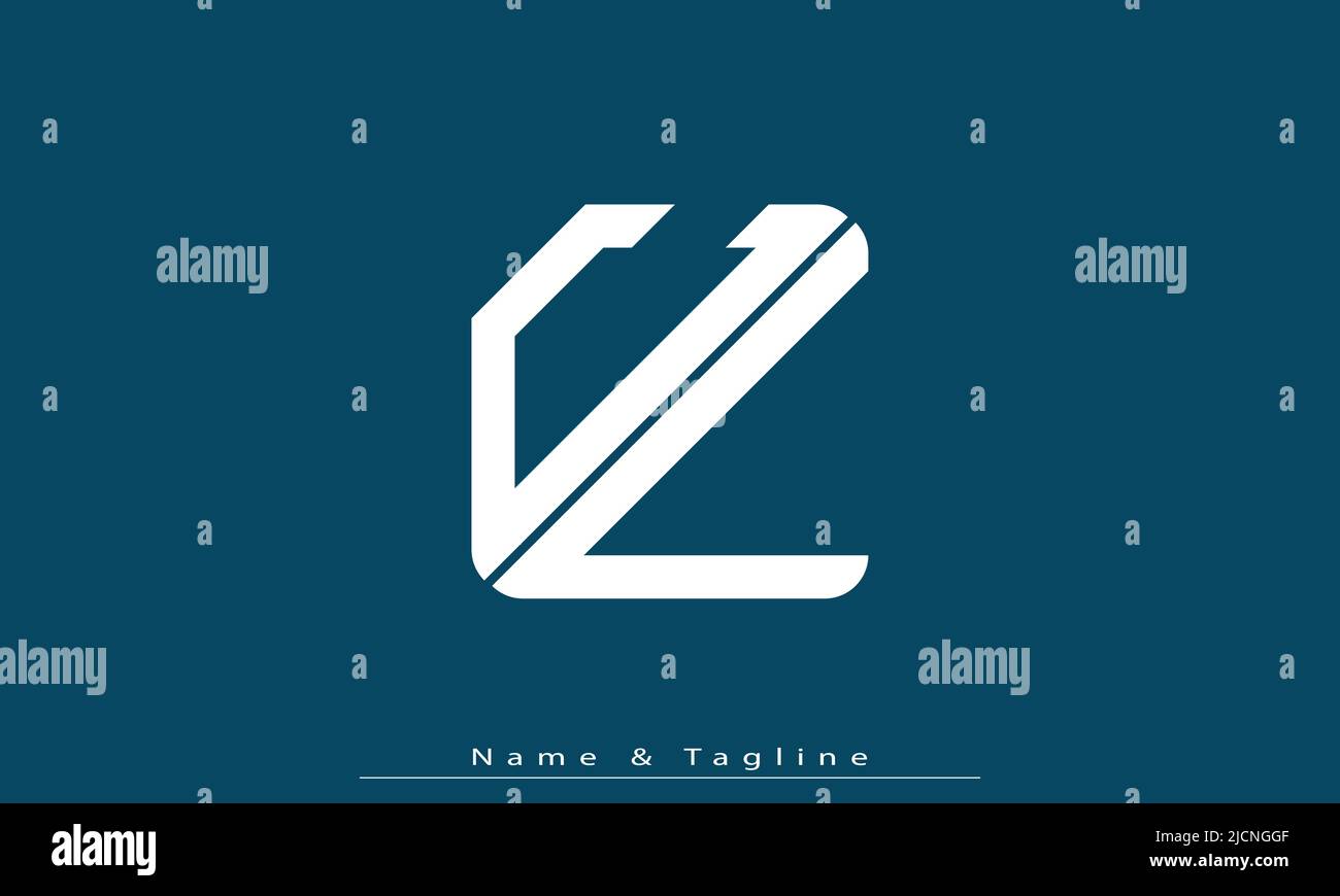 Alphabet Buchstaben Initialen Monogramm Logo CL , LC Stock Vektor