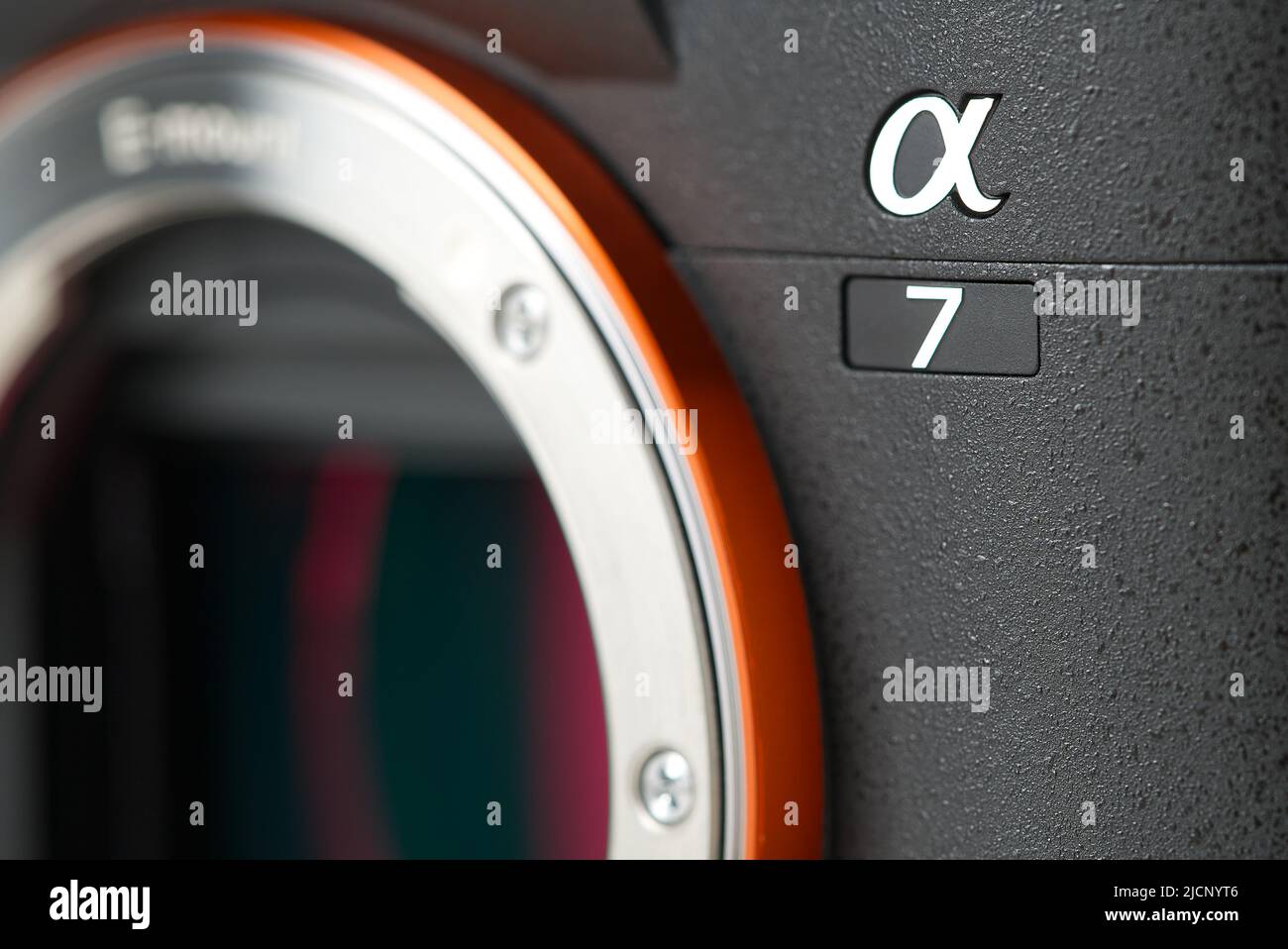 Tallinn, Estland, Mai 2022, Sony A7 MIV Fullframe spiegellose Kamera, Sony Alpha 7m4. Stockfoto