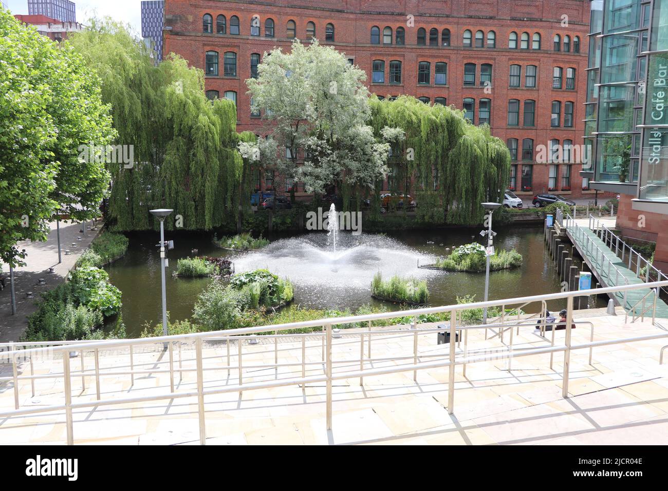 Gärten im Bridgewater Hal, l ManchesterUK Stockfoto