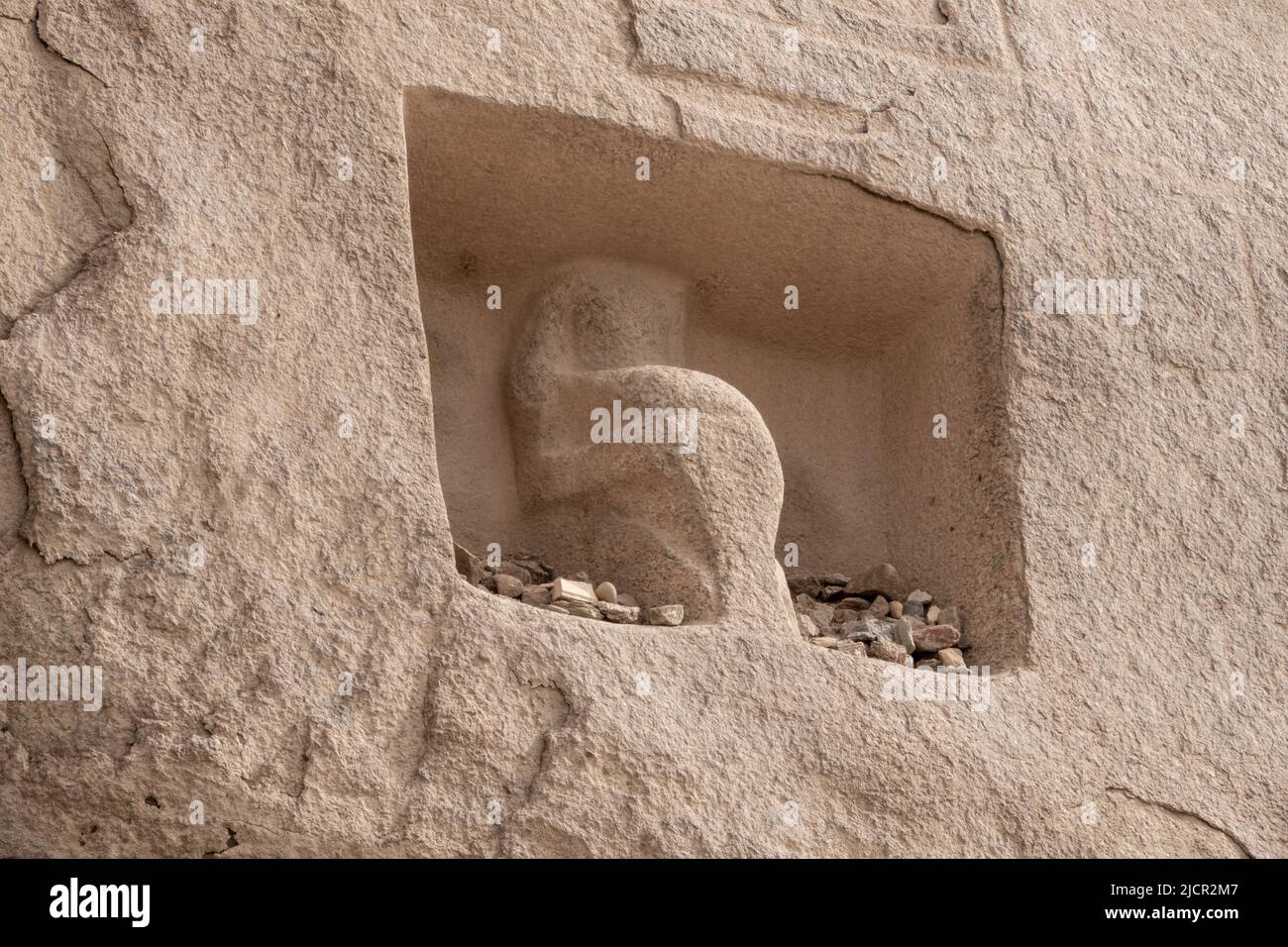 Inschrift von Amenhotep III auf Granitfelsen, Nil, Assuan Stockfoto