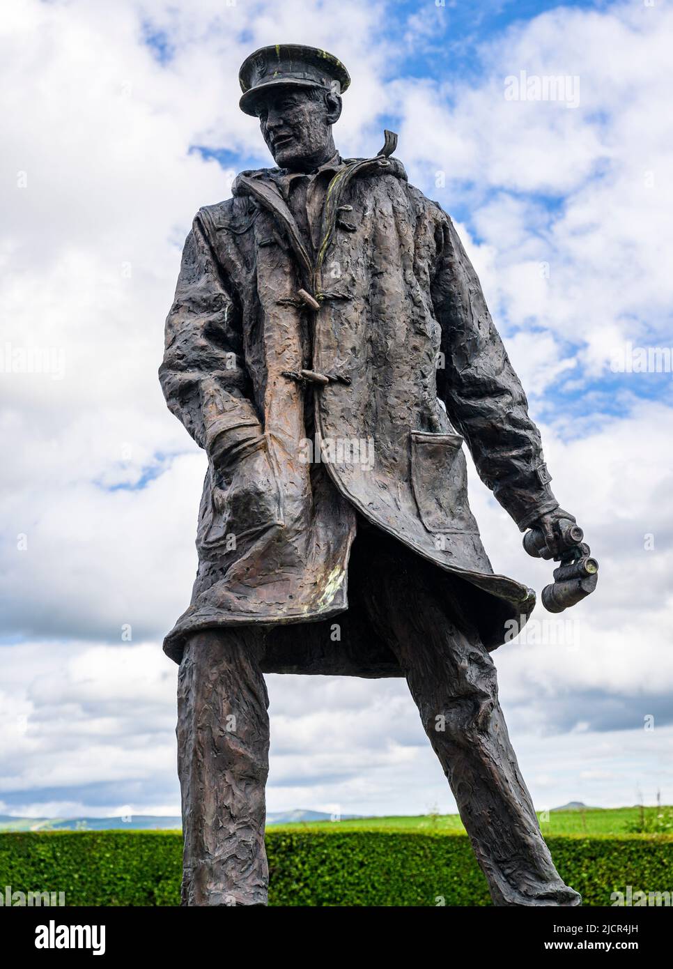 Doune, Perthshire, Schottland – Denkmal für David Stirling, schottischer Landbesitzer und Offizier der Armee des Zweiten Weltkriegs, Gründer des Special Air Service (SAS) Stockfoto