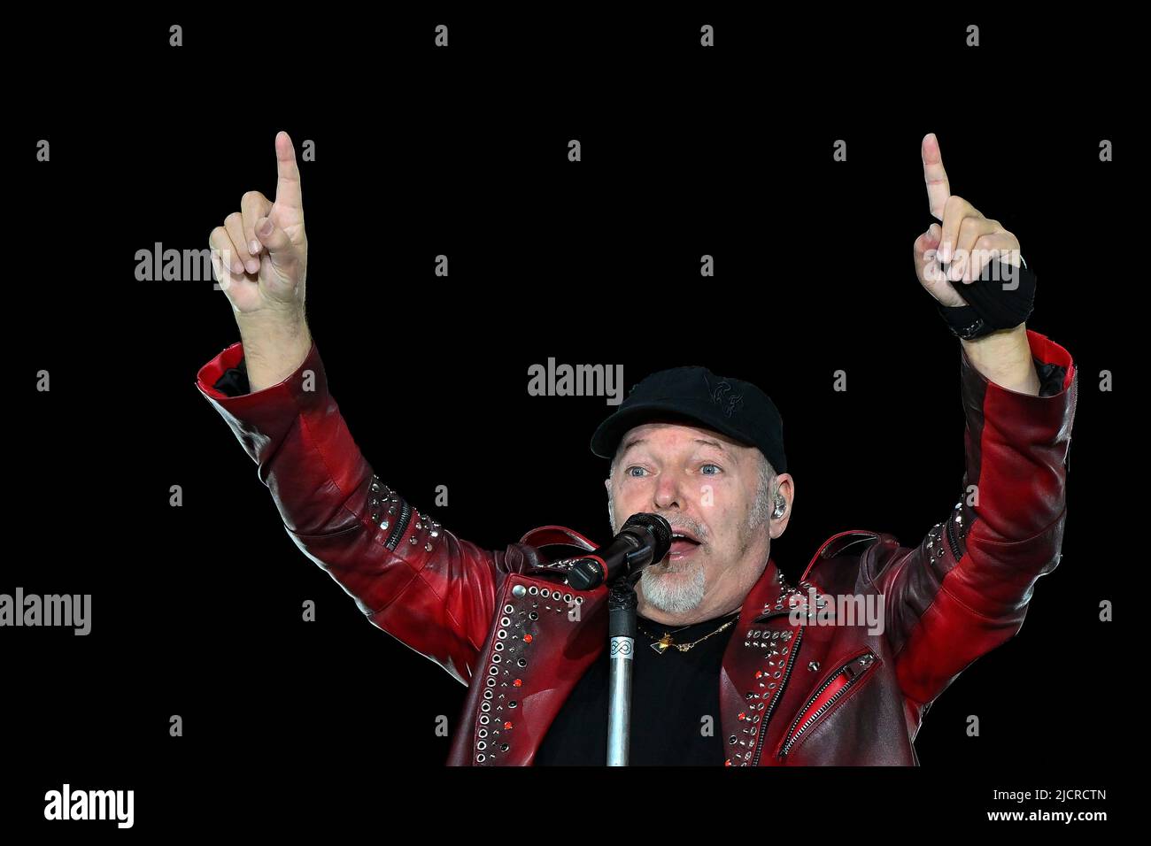 Vasco Rossi während des Konzerts, Vasco Live, im Circo Massimo, 12.. Juni 2022, Rom, Italien. (Foto von Domenico Cippitelli/Pacific Press/Sipa USA) Stockfoto