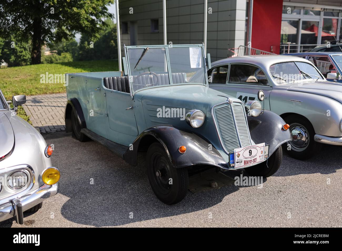 Koprivnice, Tschechische Republik, Tschechien - 5. Juni 2022: Tatra 30 52. Alte Retro, Oldtimer, Fahrzeug, Auto und Automobil. Stockfoto