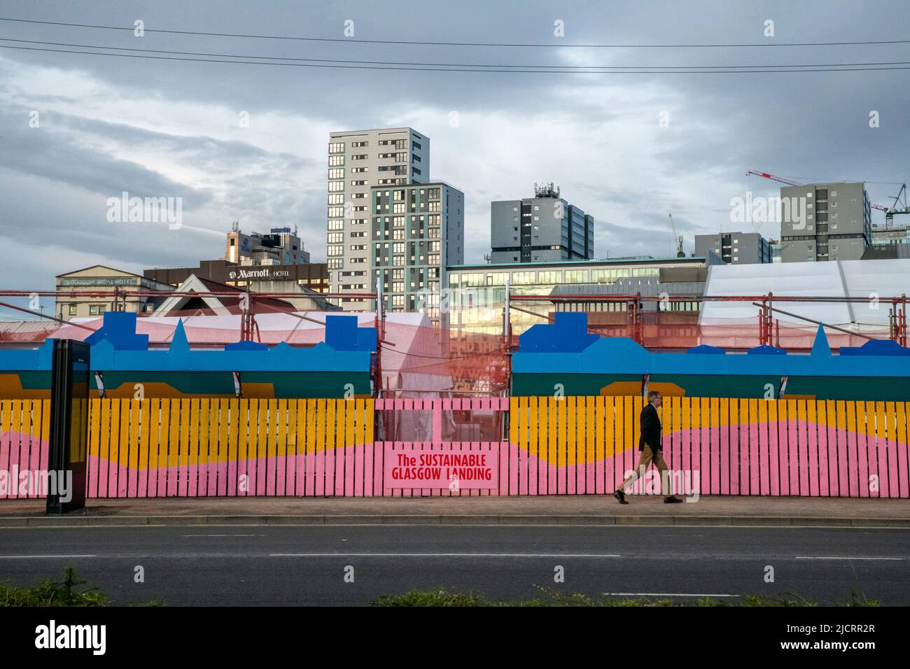 Glasgow, Schottland. VEREINIGTES KÖNIGREICH. 4.. November 2021: Glasgow während der Cop26 im November Stockfoto