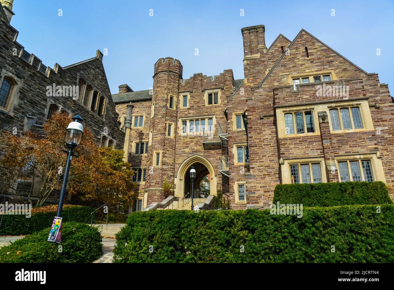 PRINCETON, NJ USA - NOVENBER 12, 2019: Die Princeton University ist eine private Ivy League University in New Jersey, USA. Stockfoto