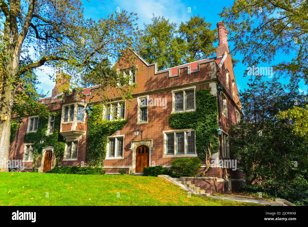 PRINCETON, NJ USA - NOVENBER 12, 2019: Die Princeton University ist eine private Ivy League University in New Jersey, USA. Stockfoto