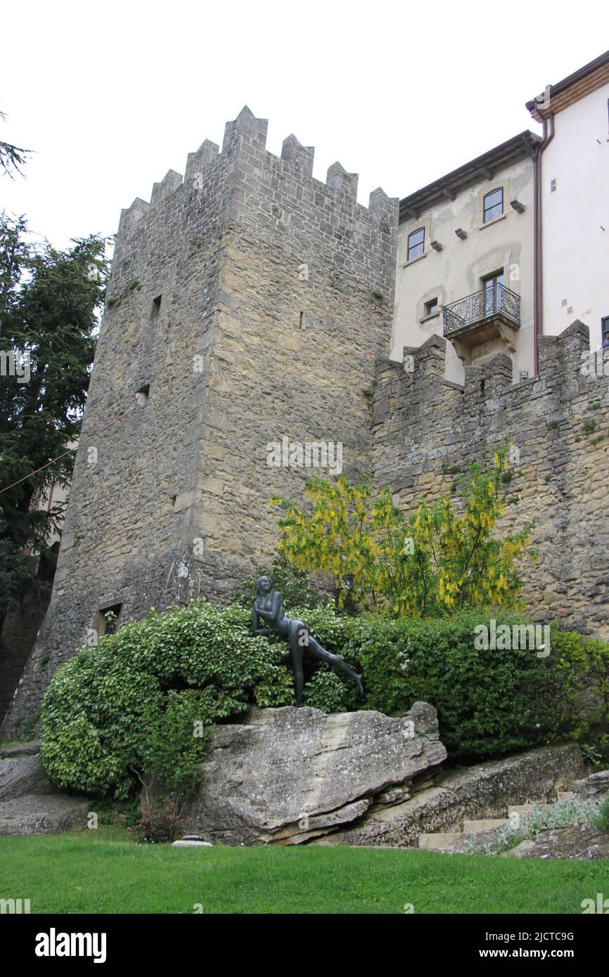 Aspekte der Republik San Marino Stockfoto