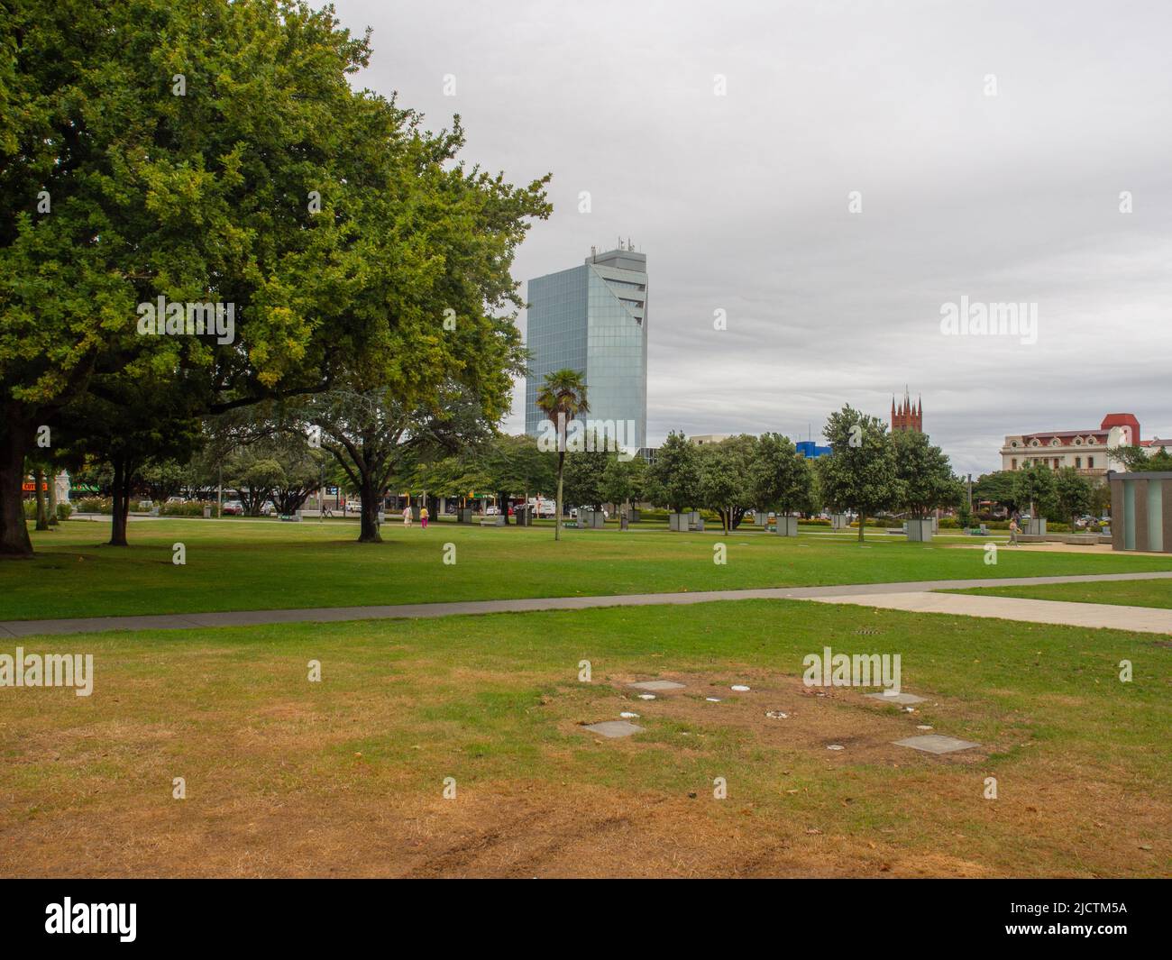 Palmerston North City Square Stockfoto