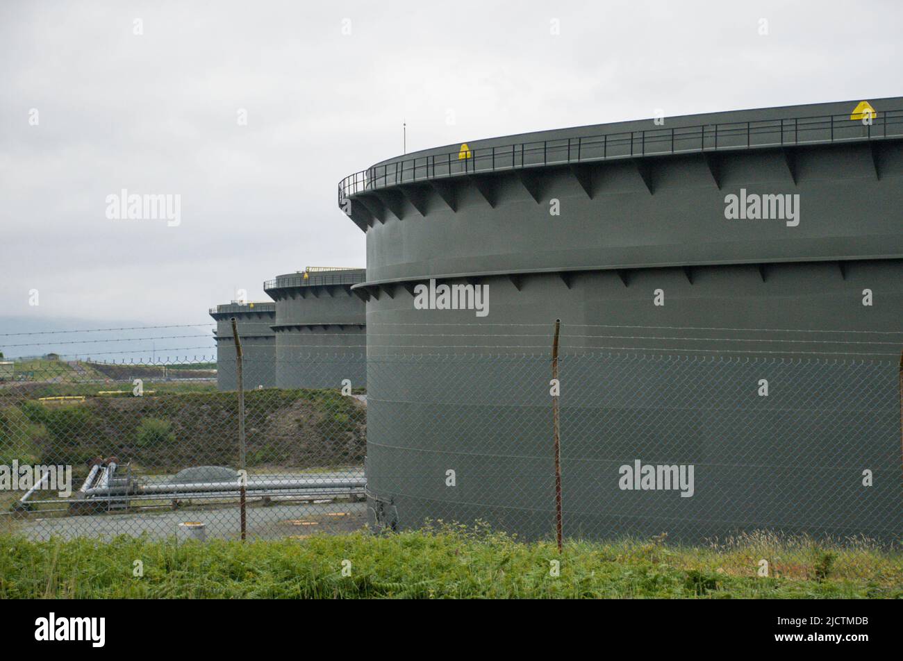 Whiddy Island Oil Terminal, Co Cork. Irland Stockfoto