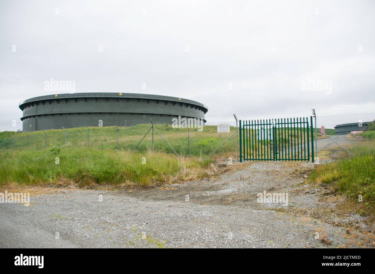 Whiddy Island Oil Terminal, Co Cork. Irland Stockfoto