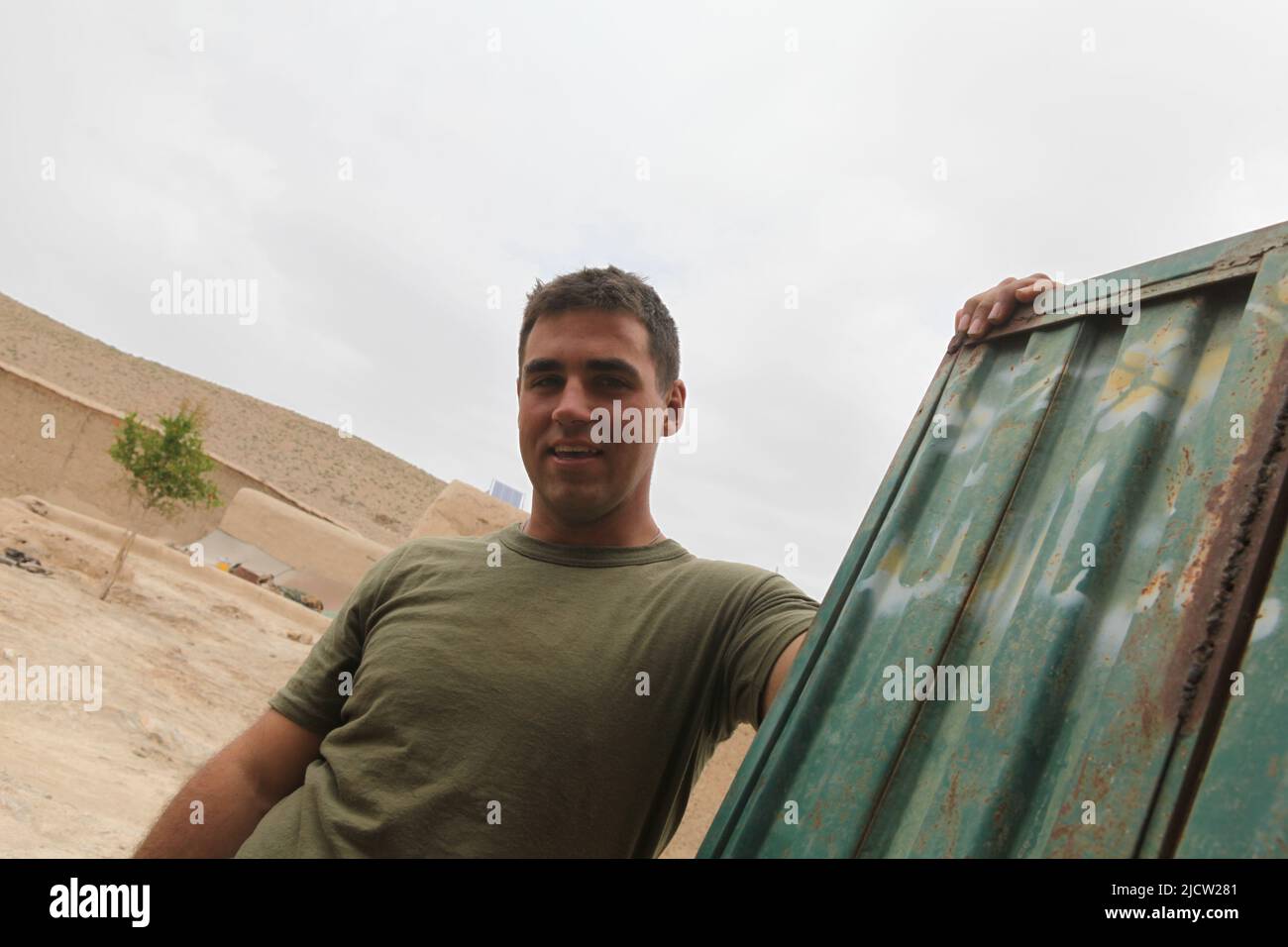 US-Marineinfanteristen, fotografiert in Kajaki, Provinz Helmond, Afghanistan. Stockfoto