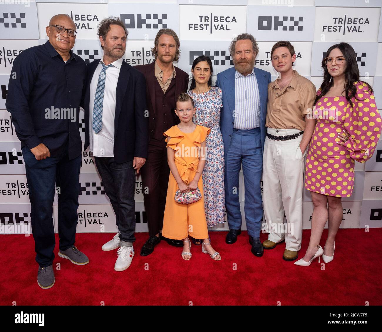 New York, Usa. 15.. Juni 2022. Die Besetzung von „Jerry & Marge Go Large“ trifft am 15. Juni 2022 auf dem roten Teppich zur Weltpremiere des Films beim Tribeca Film Festival 2022 in New York City ein. Foto von Gabriele Holtermann/UPI Kredit: UPI/Alamy Live News Stockfoto