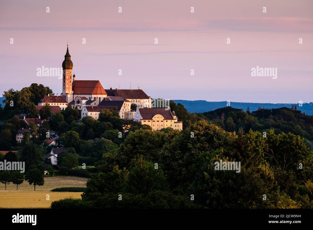 Kloster Andechs Stockfoto