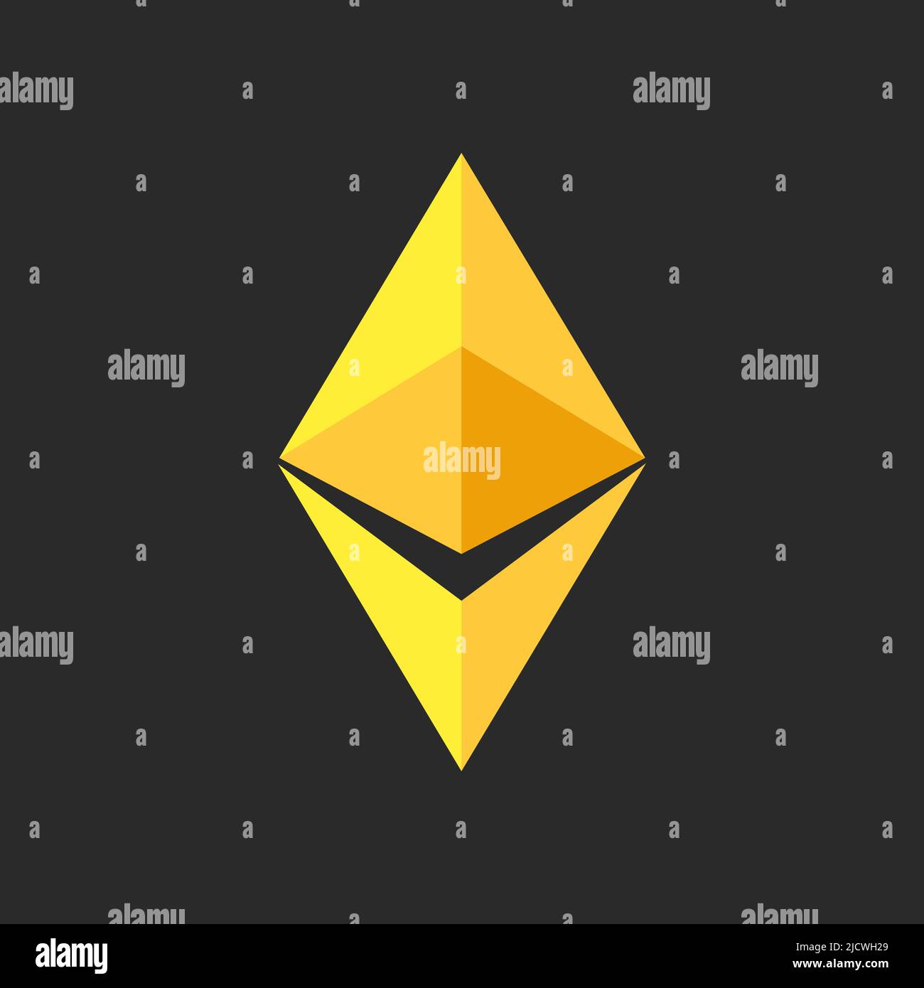 NFT-Token in Krypto-Artwork. Banner nicht-fungibler Token. NFT nicht fungible Token in der Blockchain-Technologie in digitaler Krypto Art. ERC20 Kryptowährung und Kunst im Cartoon-Stil Stock Vektor