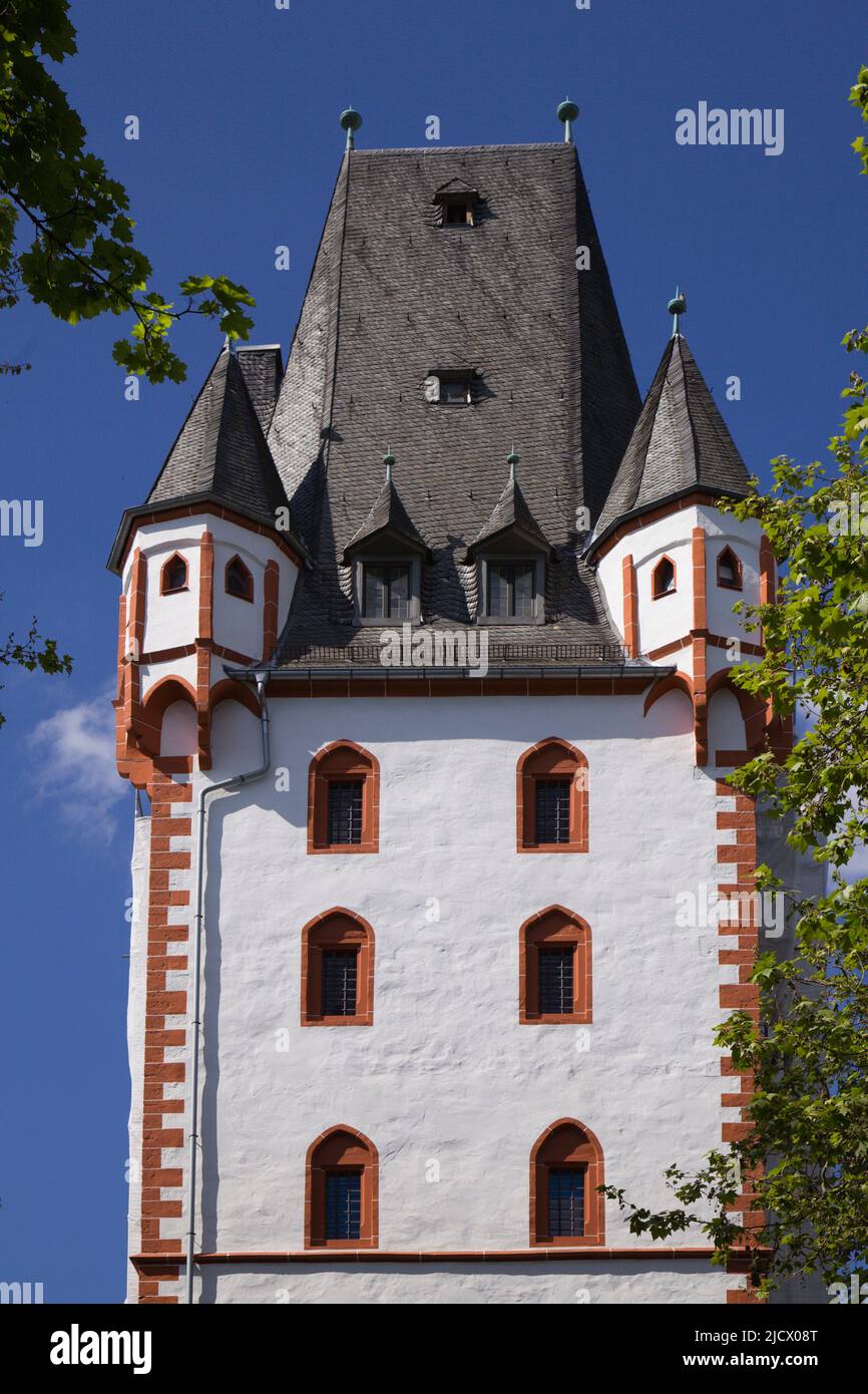 Deutschland, Rheinland-Pfalz, Mainz, Holzturm, Holzturm, Stockfoto