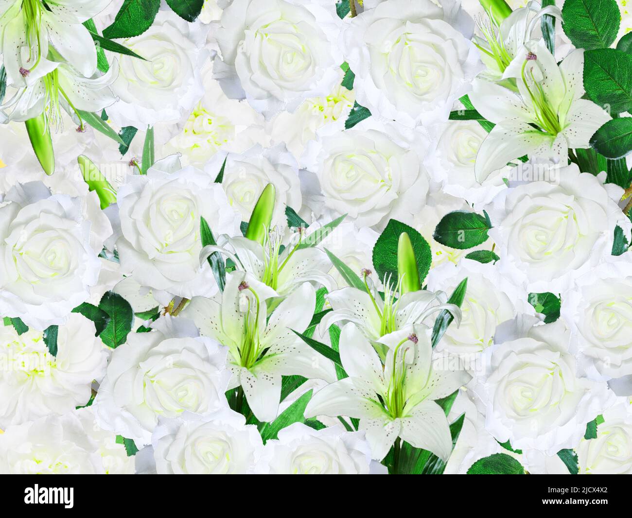 Sommer Blume Hintergrund. Am besten für Hochzeitsdesign. Feminines Muster. Stockfoto