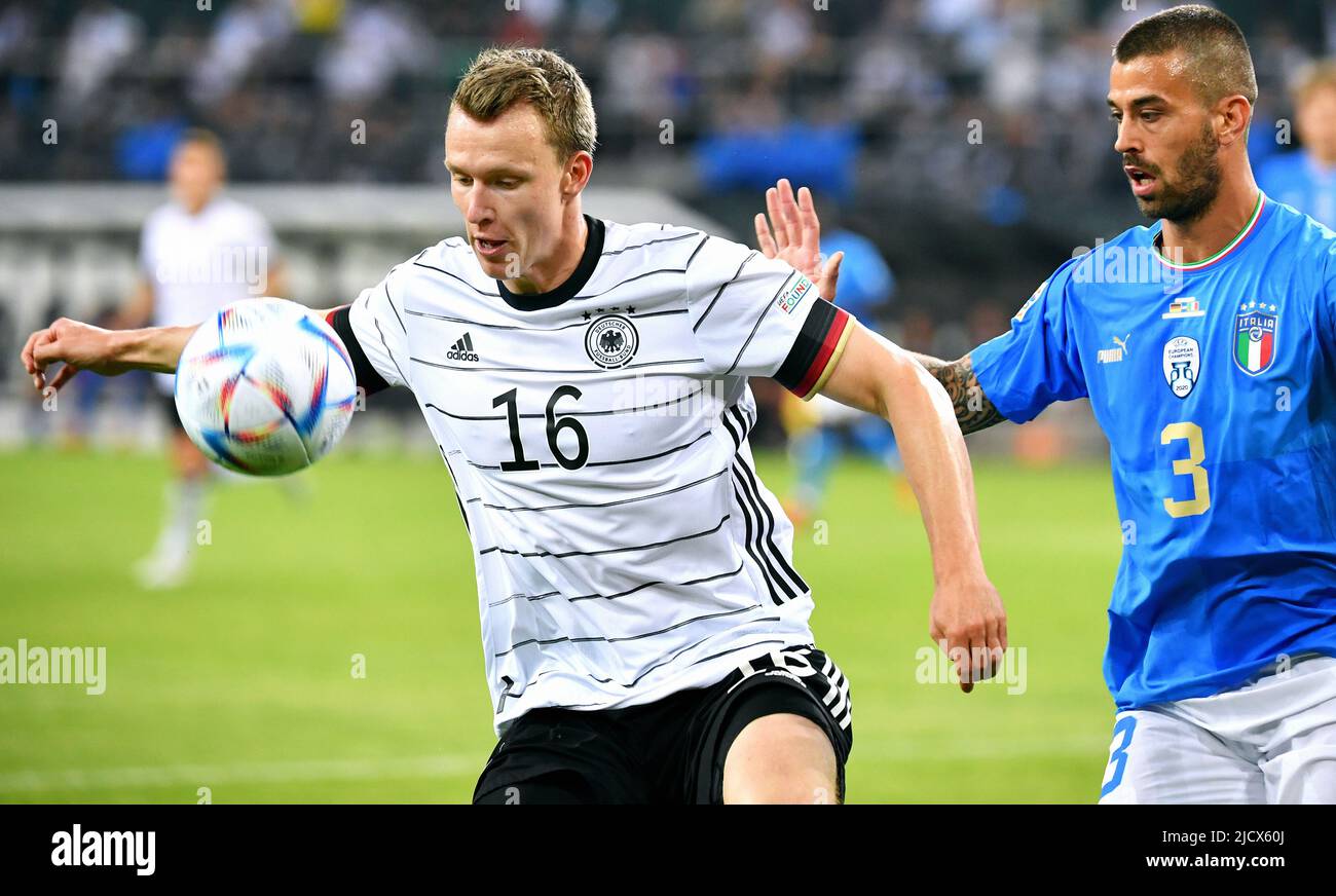 UEFA Nations League; Borussia Park Mönchengladbach, Deutschland gegen Italien; Stockfoto