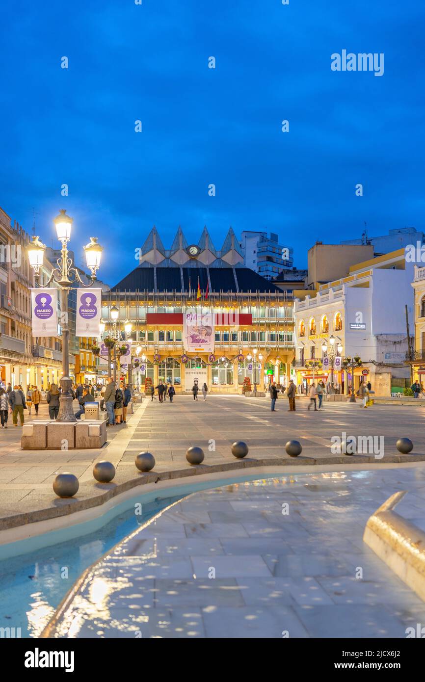 Plaza Mayor, Ciudad Real, Kastilien-La Mancha, Spanien, Europa Stockfoto