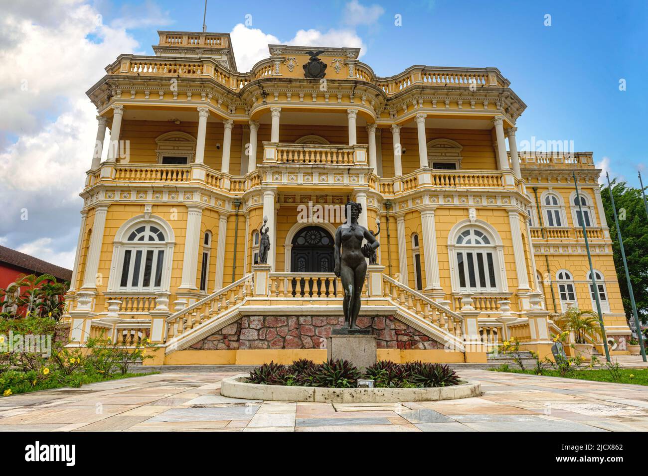Colonial Palace, Manaus, Bundesstaat Amazonas, Brasilien, Südamerika Stockfoto