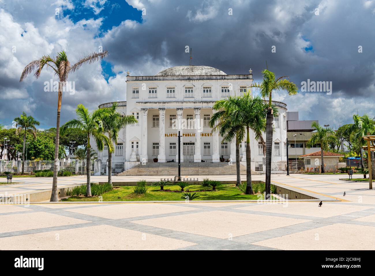 Bibliothek Leite, UNESCO-Weltkulturerbe, Sao Luis, Maranhao, Brasilien, Südamerika Stockfoto