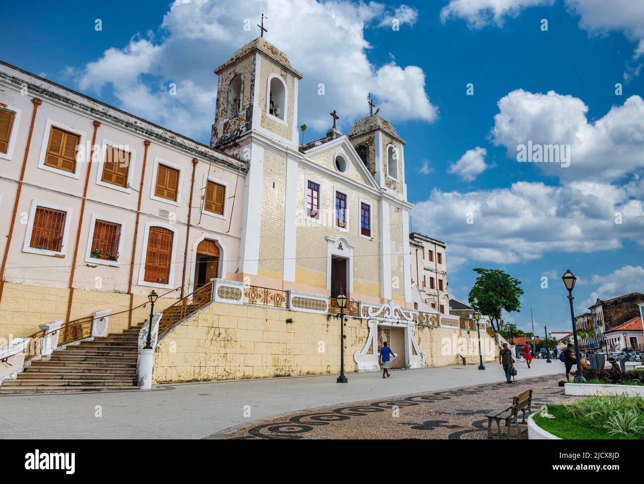 Carmo Kirche, Sao Luis, UNESCO-Weltkulturerbe, Maranhao, Brasilien, Südamerika Stockfoto