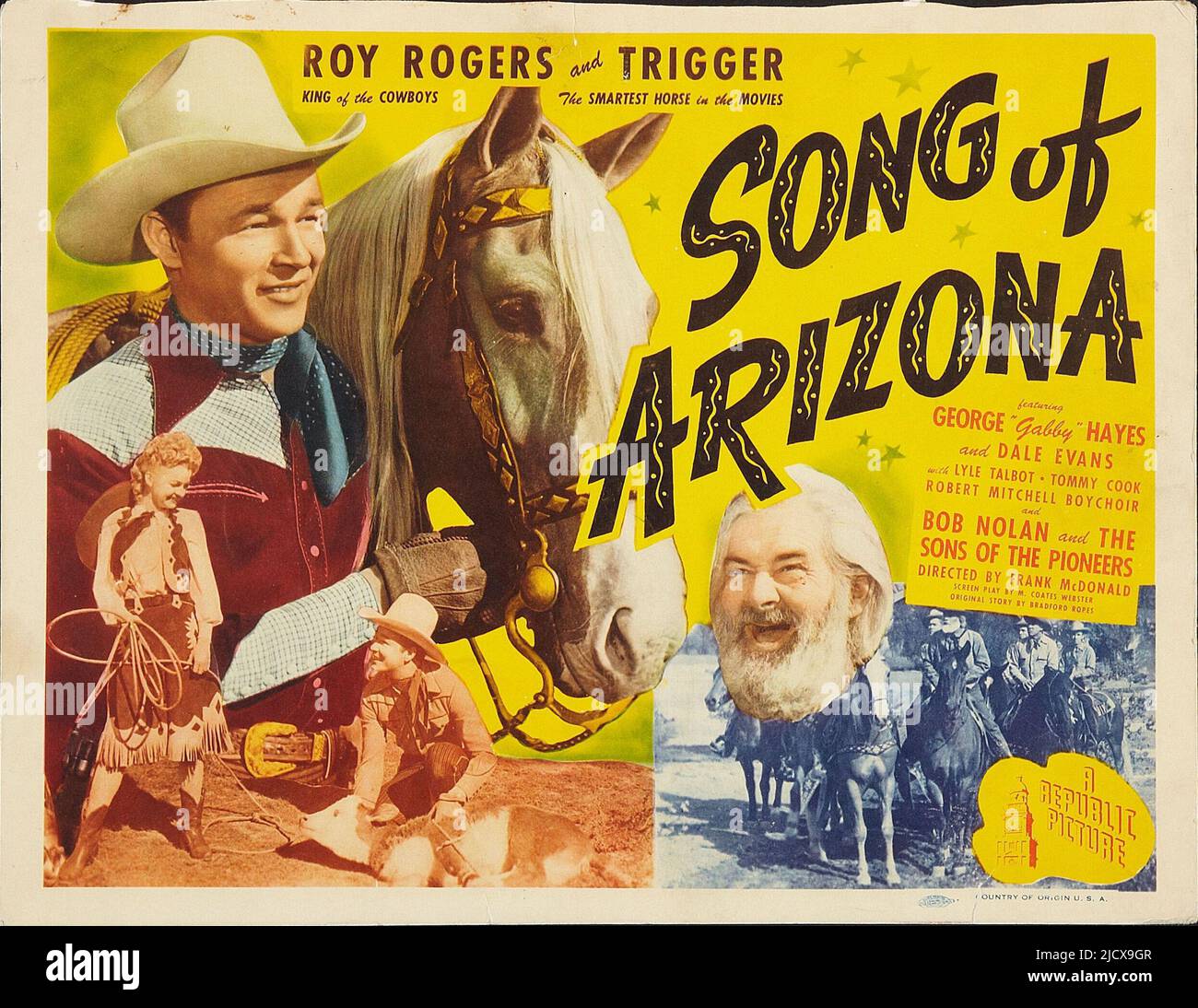 ROY ROGERS in SONG OF ARIZONA (1946), Regie: FRANK MCDONALD. Kredit: REPUBLIK BILDER / Album Stockfoto