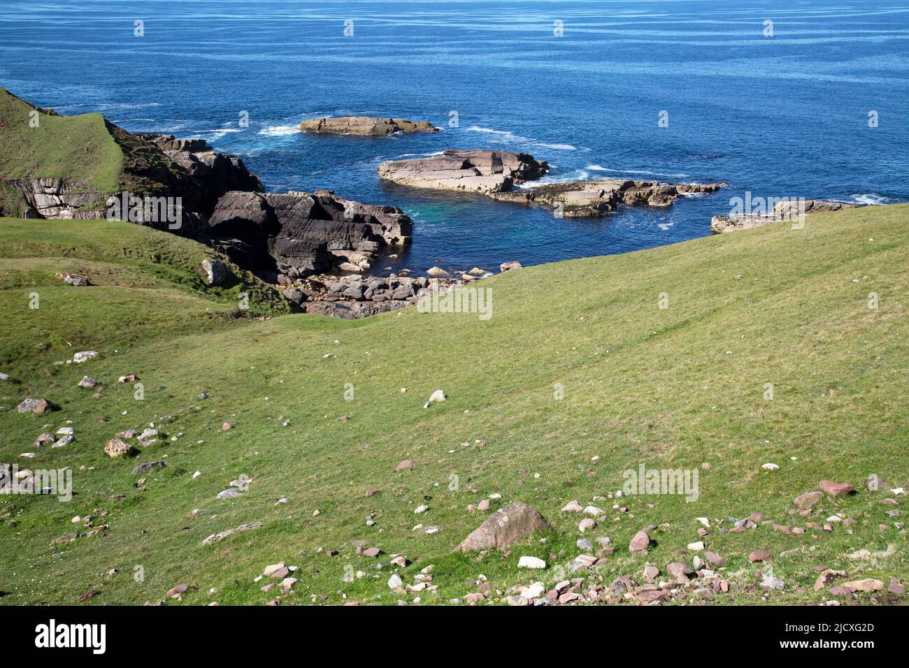 Meerblick von Stoer Head, Assynt, Schottland Stockfoto