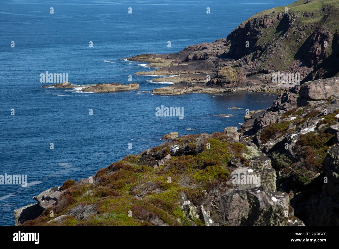 Meerblick von Stoer Head, Assynt, Schottland Stockfoto