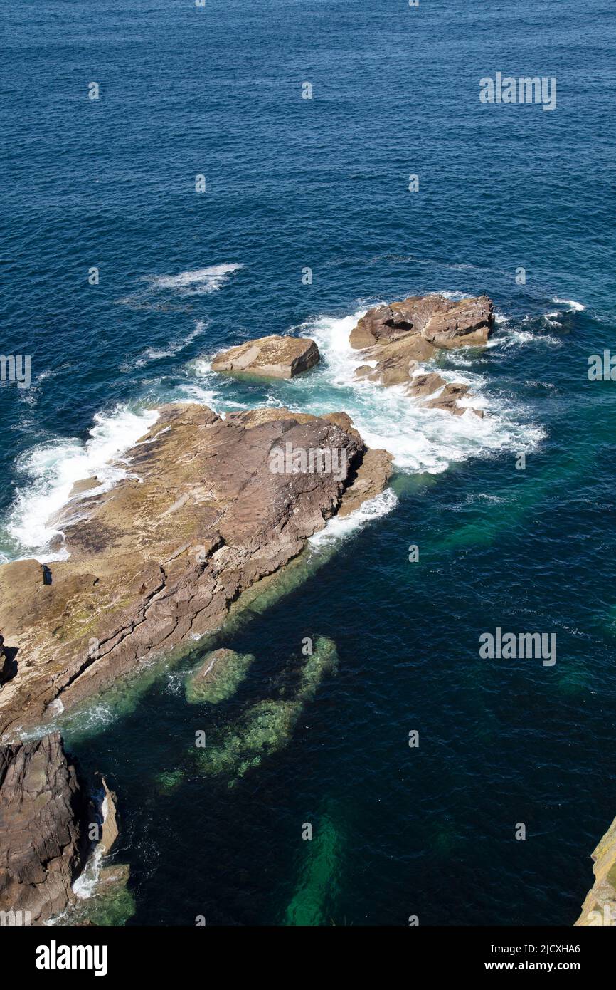 Meerblick von Stoer Head, Assynt, Schottland Stockfoto
