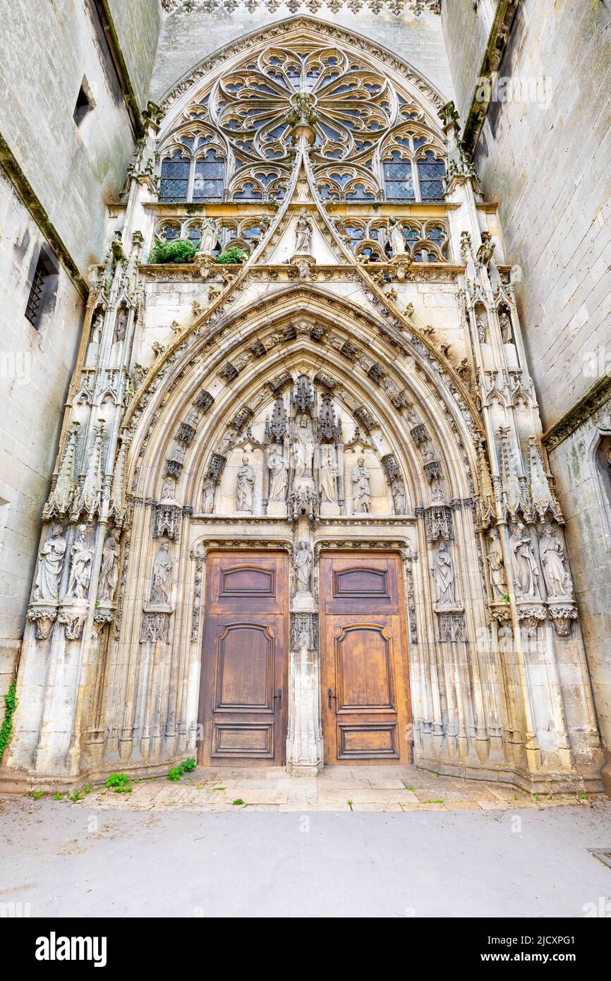 Kirche Saint Martin in Pont a Mousson, Departement Meurthe-et-Moselle im Nordosten Frankreichs. Das Hotel liegt am rechten Ufer der Mosel, der Saint-Mart Stockfoto