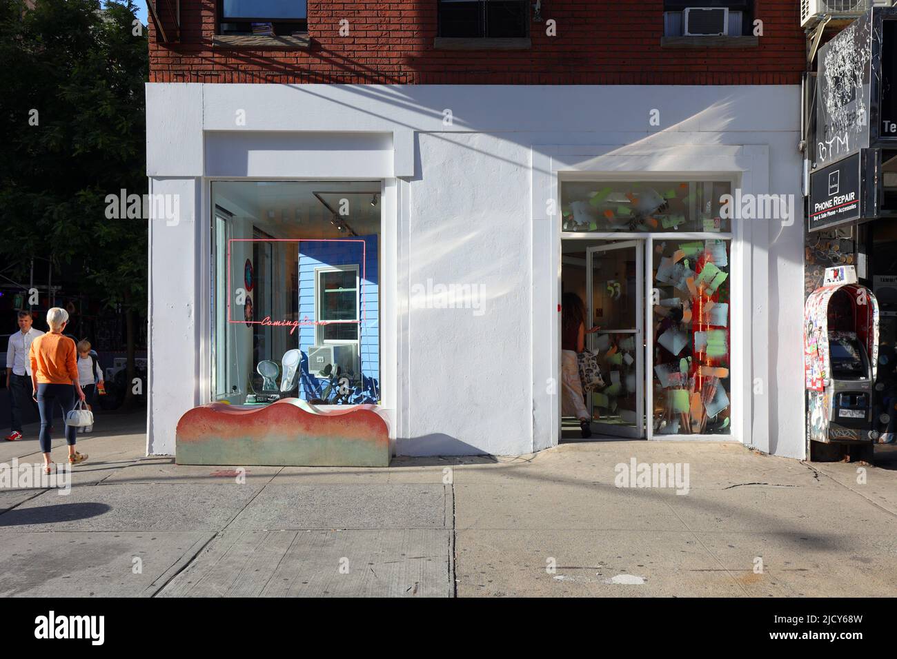 In Kürze, 53 Canal St, New York. storefront of a indy Designer Home Goods Store in Manhattans gentrifying 'Dimes Square' Chinatown/Lower East Side Stockfoto