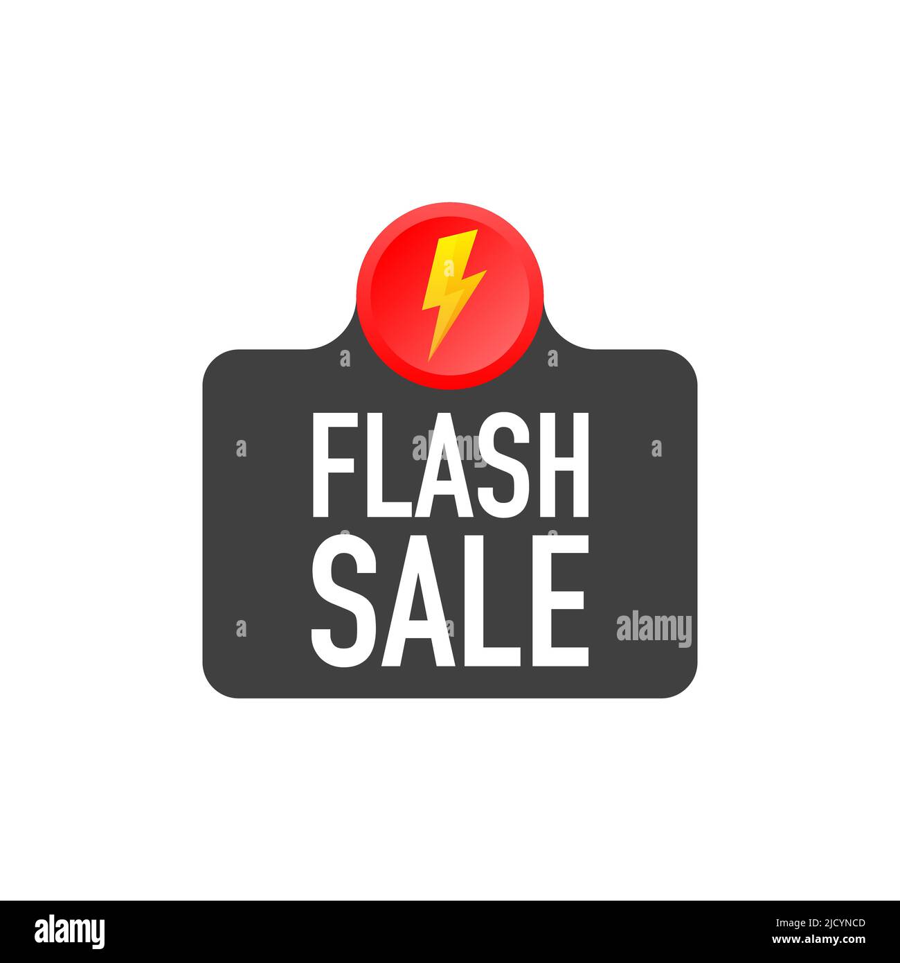 Flash Sale labe. vektor-Illustration. Stock Vektor