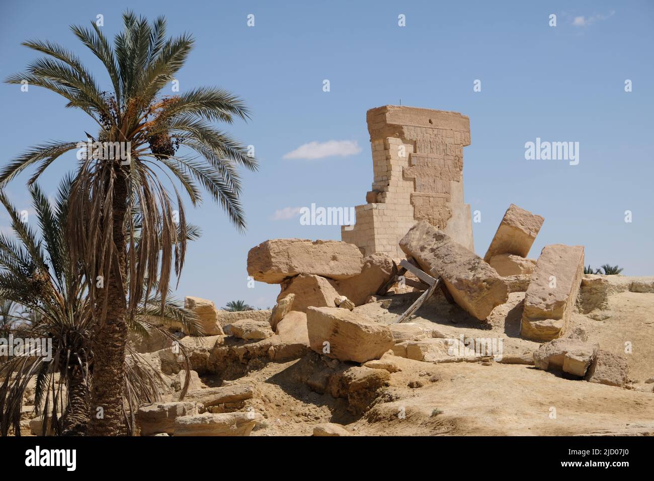 Tempel von Umm Ubayda Siwa Ägypten Stockfoto