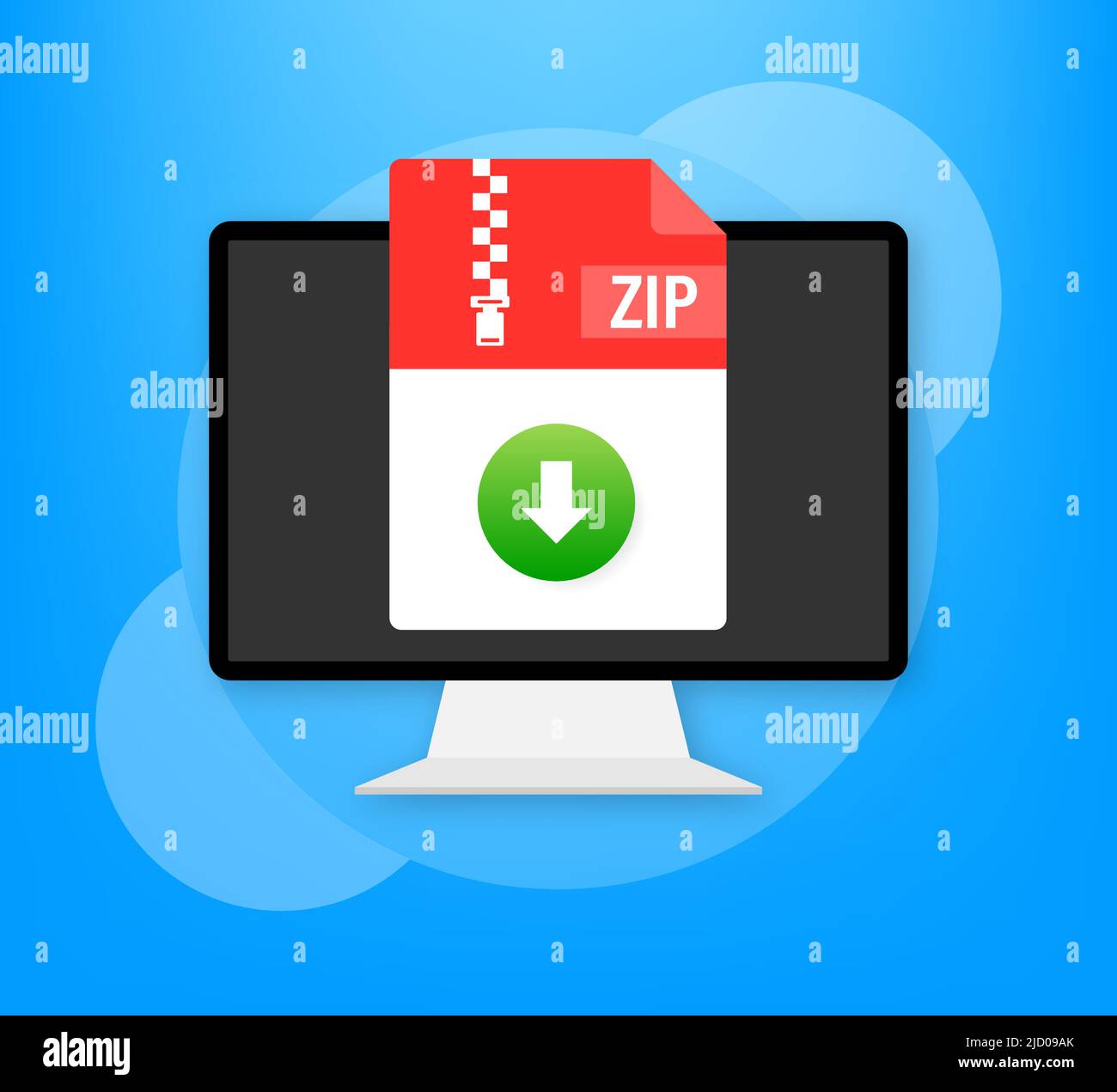 ZIP-Datei. Symbol für Web-Hintergrunddesign. E-Mail-Zeichen. Vektorgrafik für Technologie. Technologiehintergrund. Stock Vektor