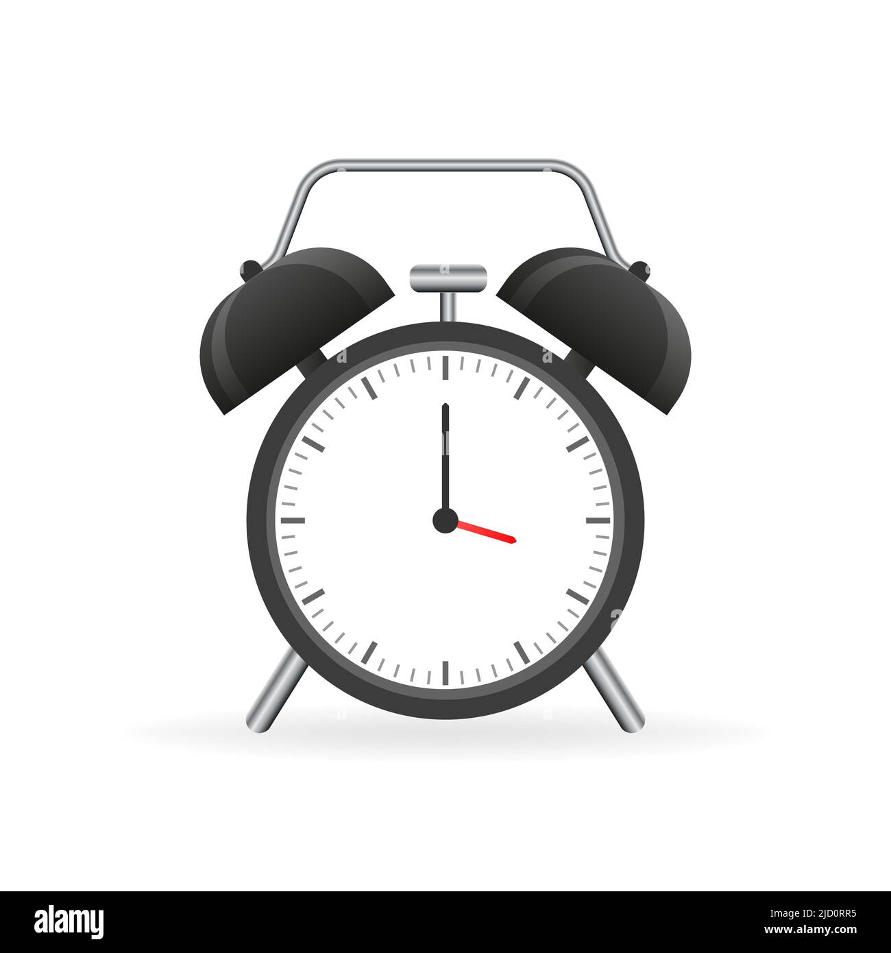 Klassischer Alarm, tolles Design für jeden Zweck. Flache Cartoon-Vektor-Illustration. Vektordarstellung für den Verkauf Stock Vektor