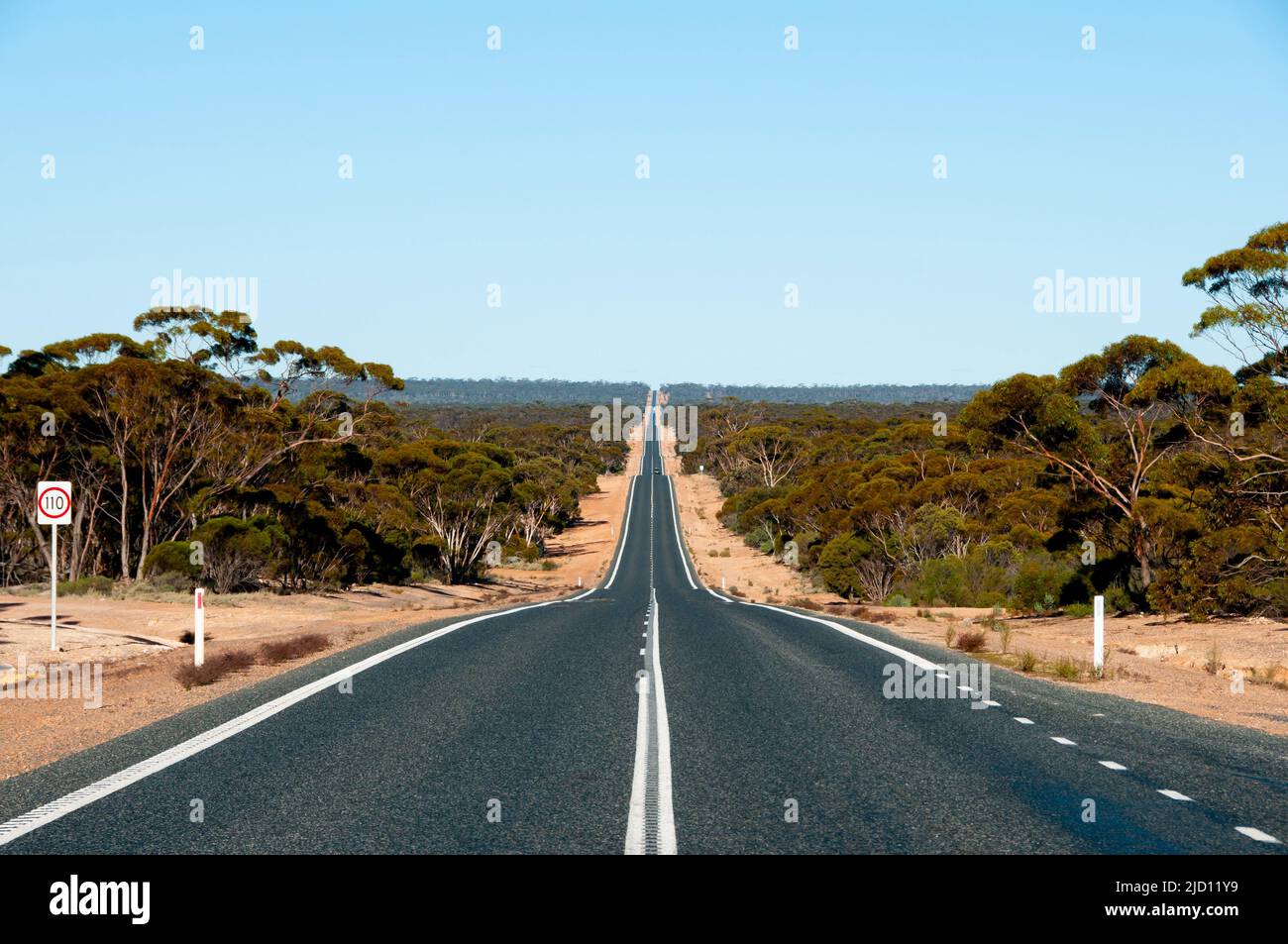 Eyre Highway - Western Australia Stockfoto
