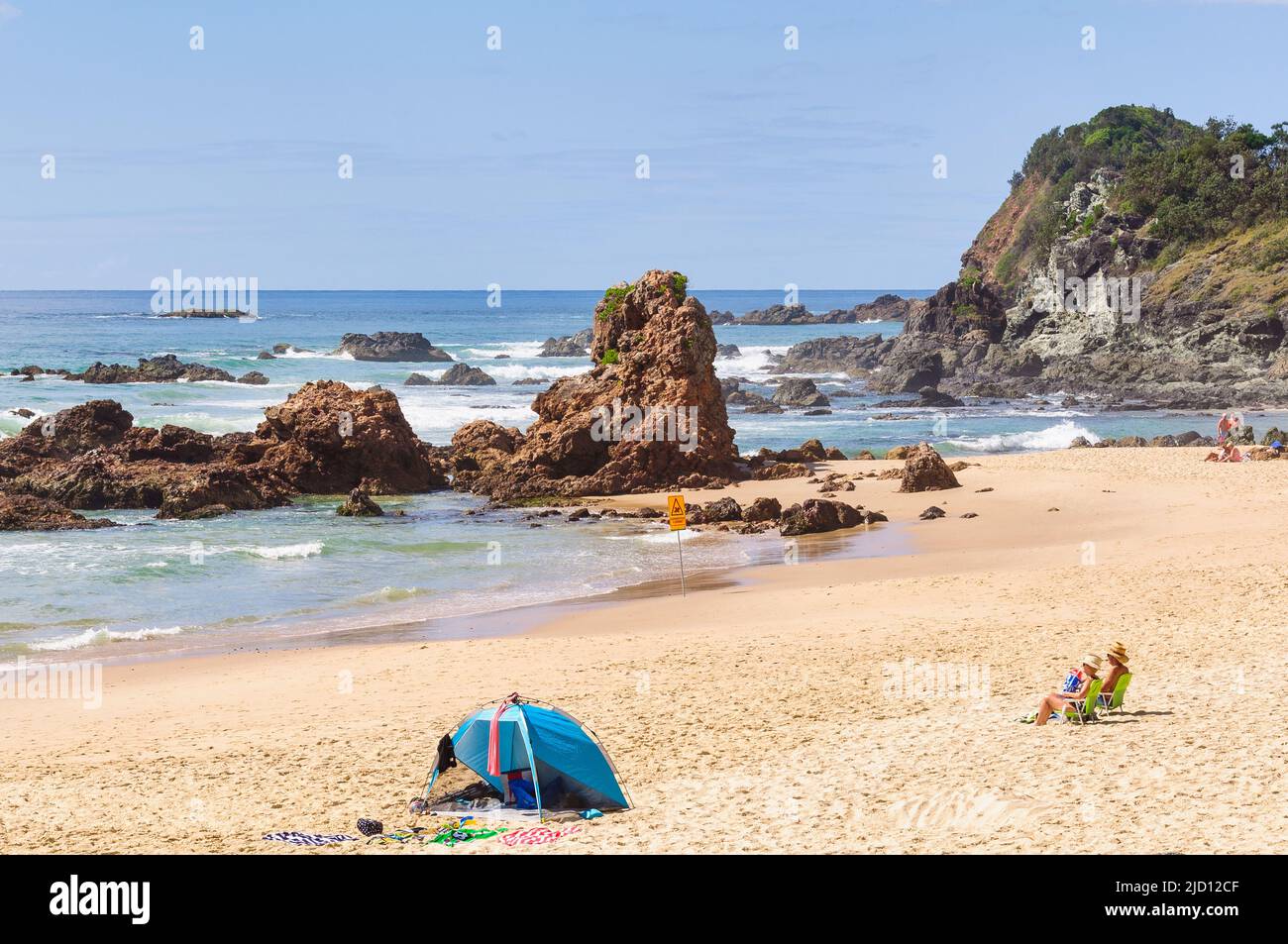 Nobbys Beach - Port Macquarie, NSW, Australien Stockfoto