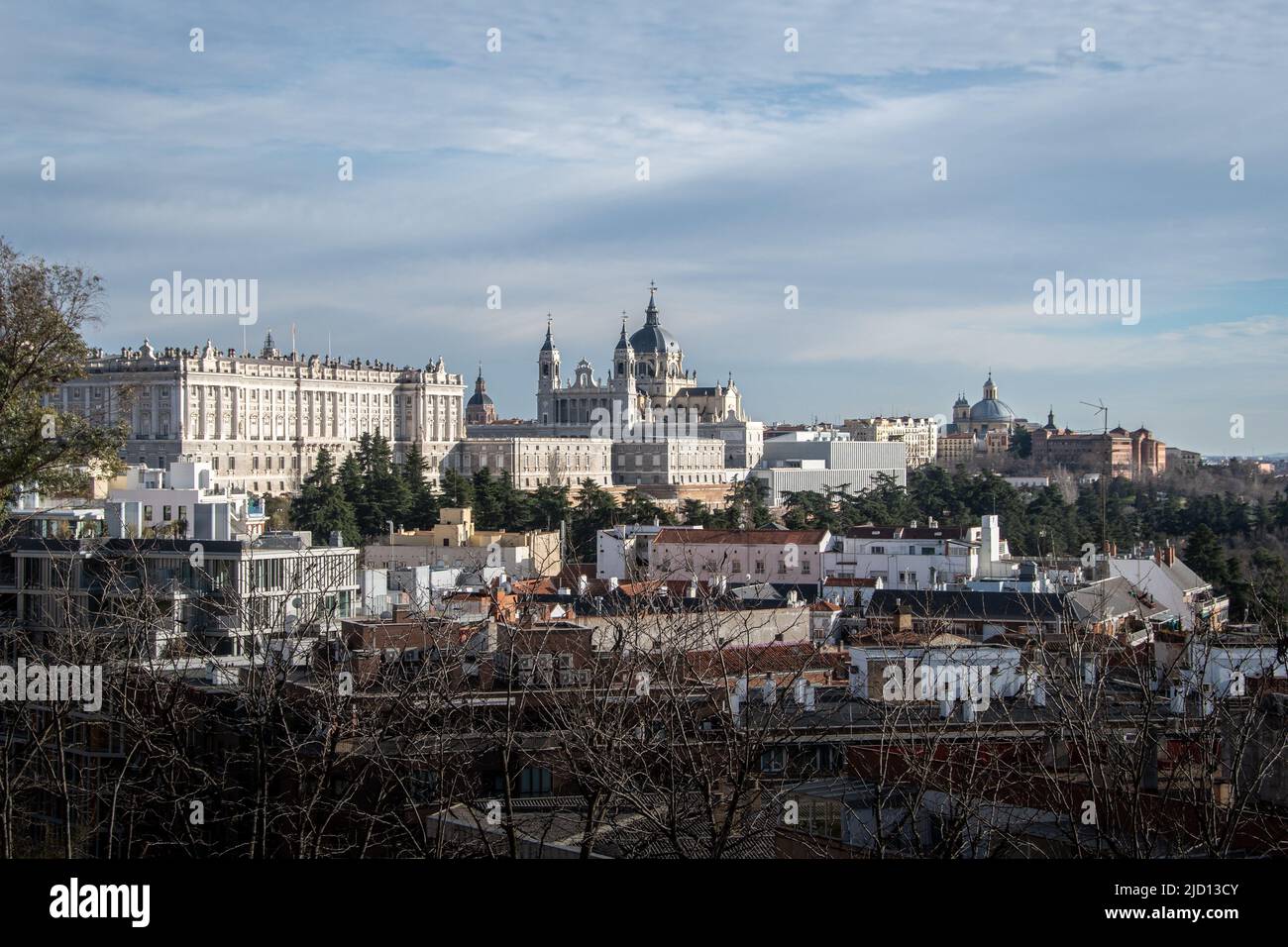 Riesiges Stadtbild von Madrid, Madrid, Spanien Stockfoto