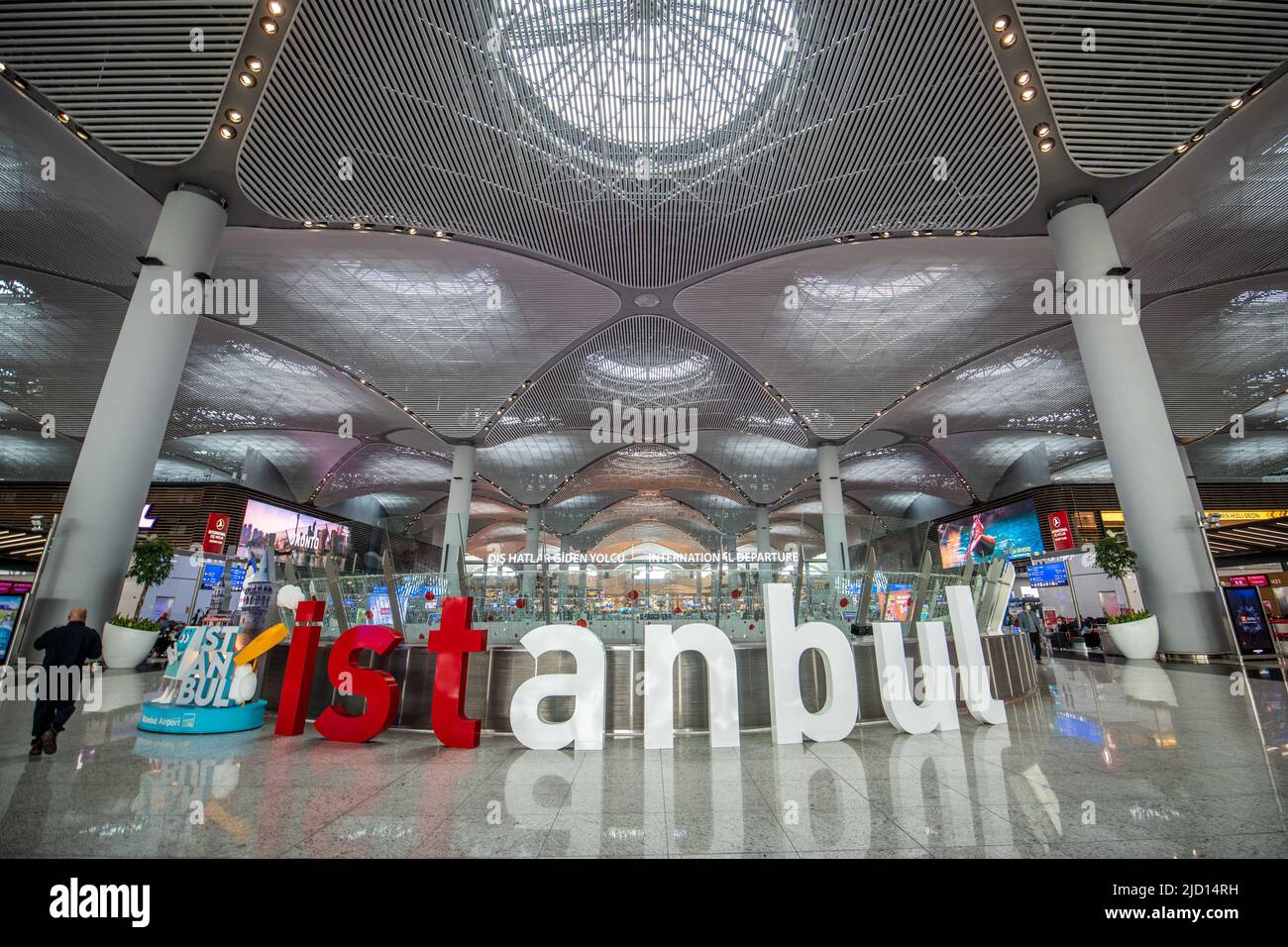 Flughafen Istanbul Türkei Stockfoto