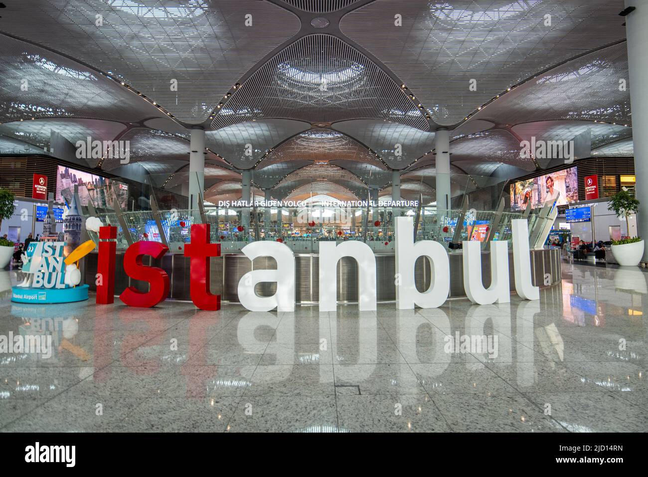 Flughafen Istanbul Türkei Stockfoto